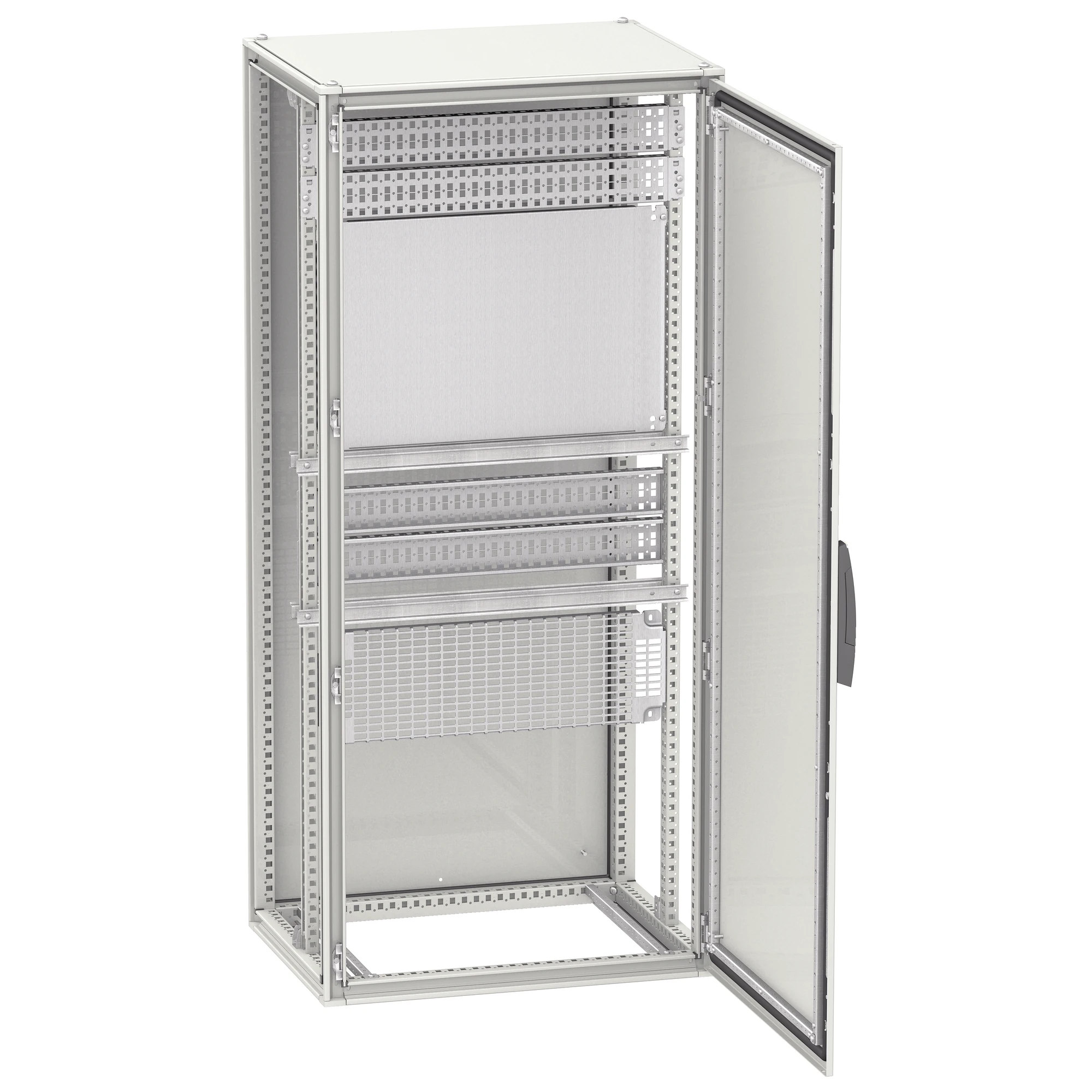 Schneider Electric NSYSFELB Spacial SF Stop Angle, Steel, Galvanized, Packaging Unit: 4 Pieces (img_001)