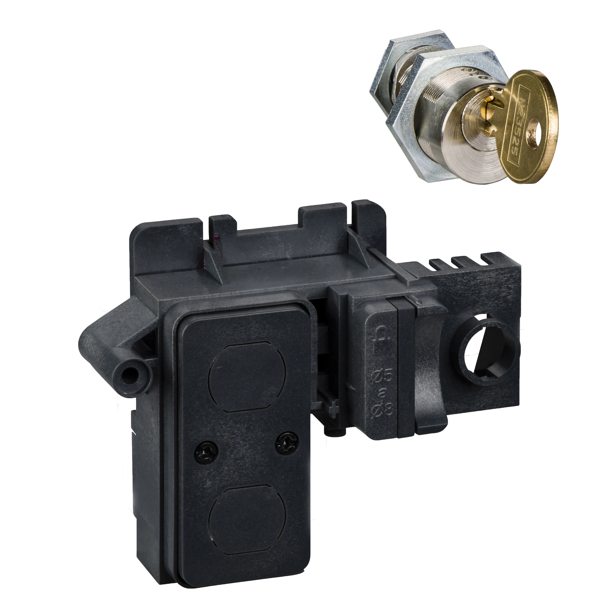 Schneider Electric LV864933SP Lockout for MasterPact MTZ2/3 in OFF position Type RONIS 2 locks with 2 diff. keys + adaptation set (img_001) Schneider Electric LV864933SP Lockout for MasterPact MTZ2/3 in OFF position Type RONIS 2 locks with 2 diff. keys + adaptation set (img_001)