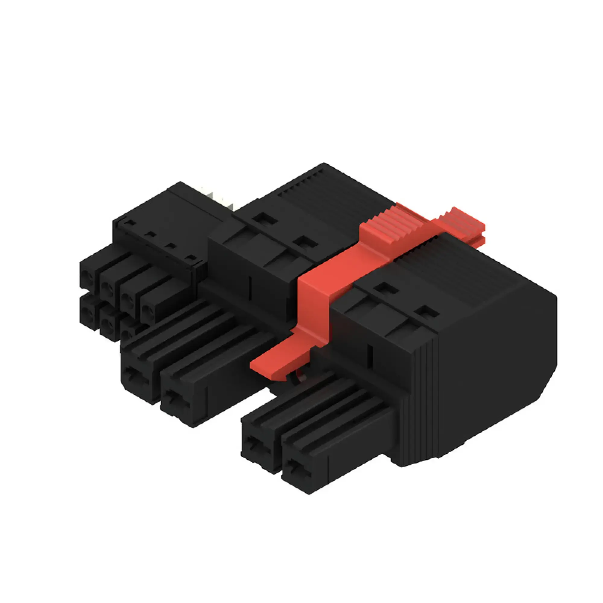 Weidmüller 2628470000 Hybrid connector (wire connection), 7.62 mm, Number of poles: 4, PUSH IN with actuator, PUSH IN without actuator (img_001)