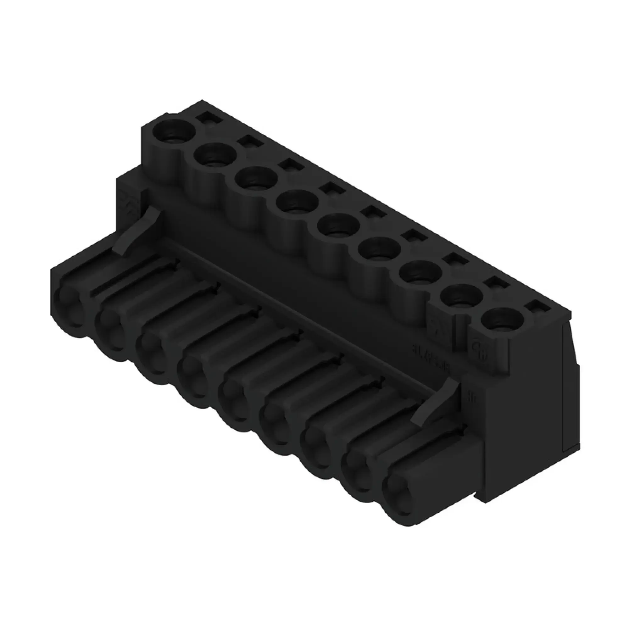 Weidmüller 1943880000 PCB connector (wire connection), 320 V, 23 A, Pitch in mm: 5.08, 4 mm², Number of poles: 9, Clamping yoke connection, Box (img_001)