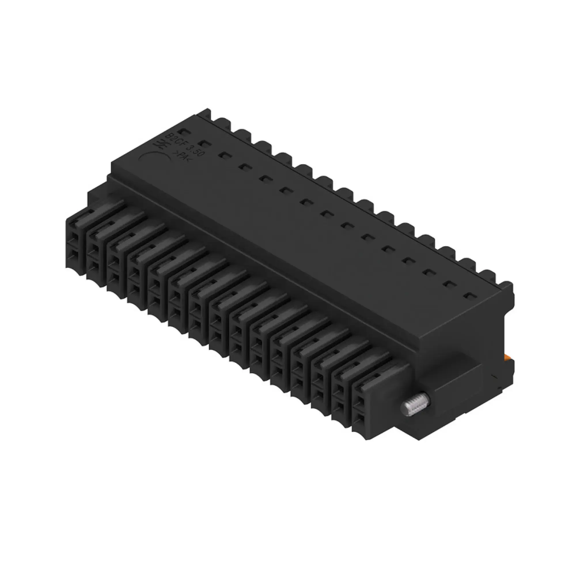 Weidmüller 1278000000 PCB connector (wire connection), 160 V, 13.4 A, Pitch in mm: 3.50, 1.5 mm², Number of poles: 30, PUSH IN with actuator, Box (img_001)