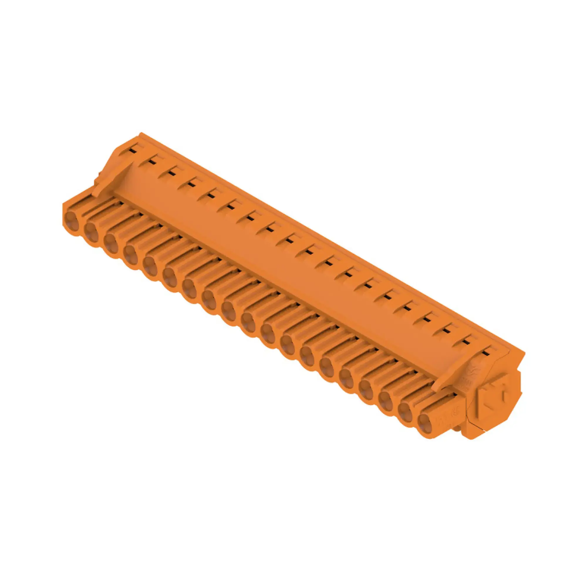 Weidmüller 1945920000 PCB connector (wire connection), 320 V, 17.5 A, Pitch in mm: 5.08, 4 mm², Number of poles: 19, Clamping yoke connection, Box (img_001)