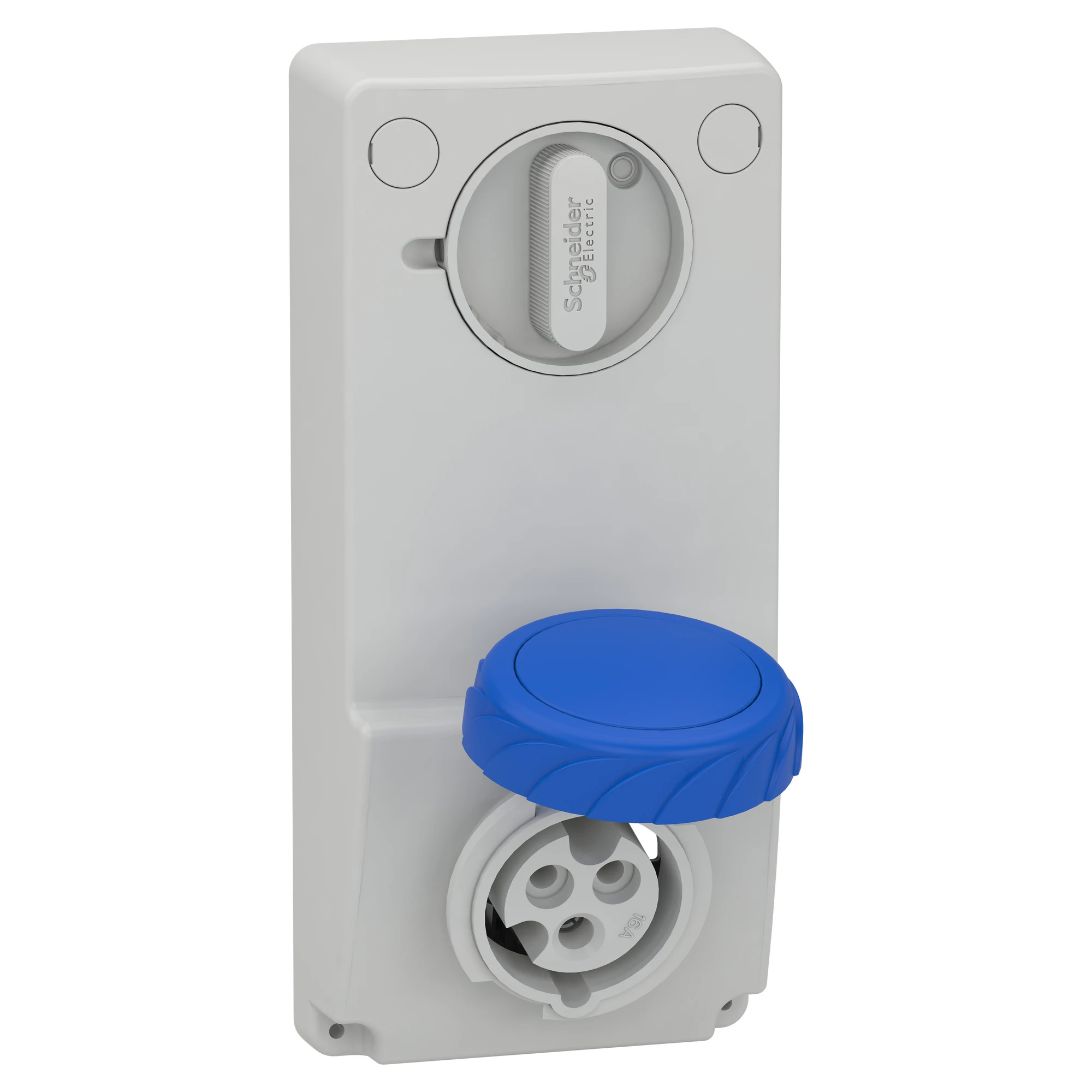 Schneider Electric 82081 Lockable surface-mounted socket, 16A, 2p+E, 200-250 V AC, IP65 (img_001) Schneider Electric 82081 Lockable surface-mounted socket, 16A, 2p+E, 200-250 V AC, IP65 (img_001)