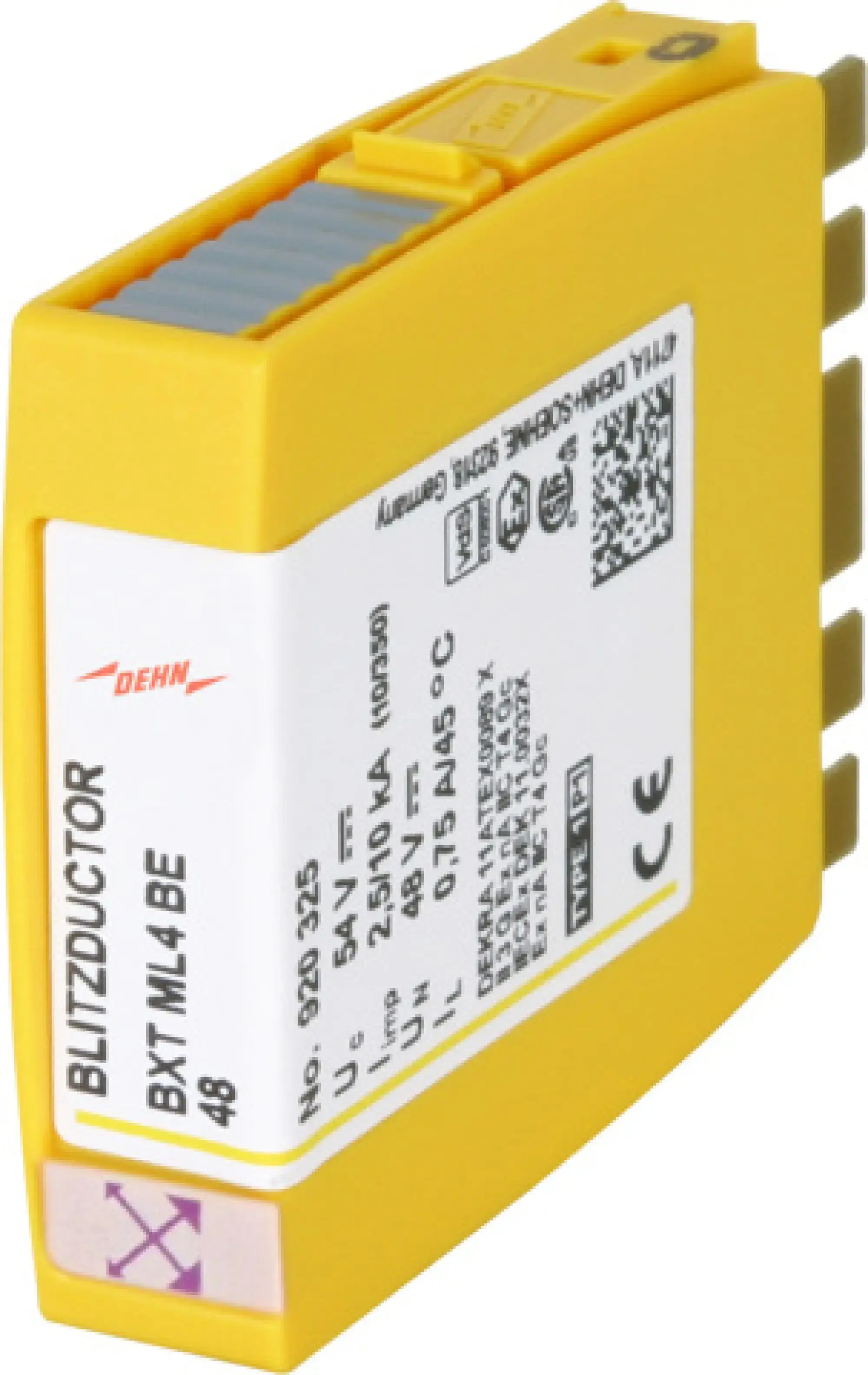 Dehn 920325 Combined arrester module for 4 single lines BLITZDUCTOR XT with LifeCheck (img_001)
