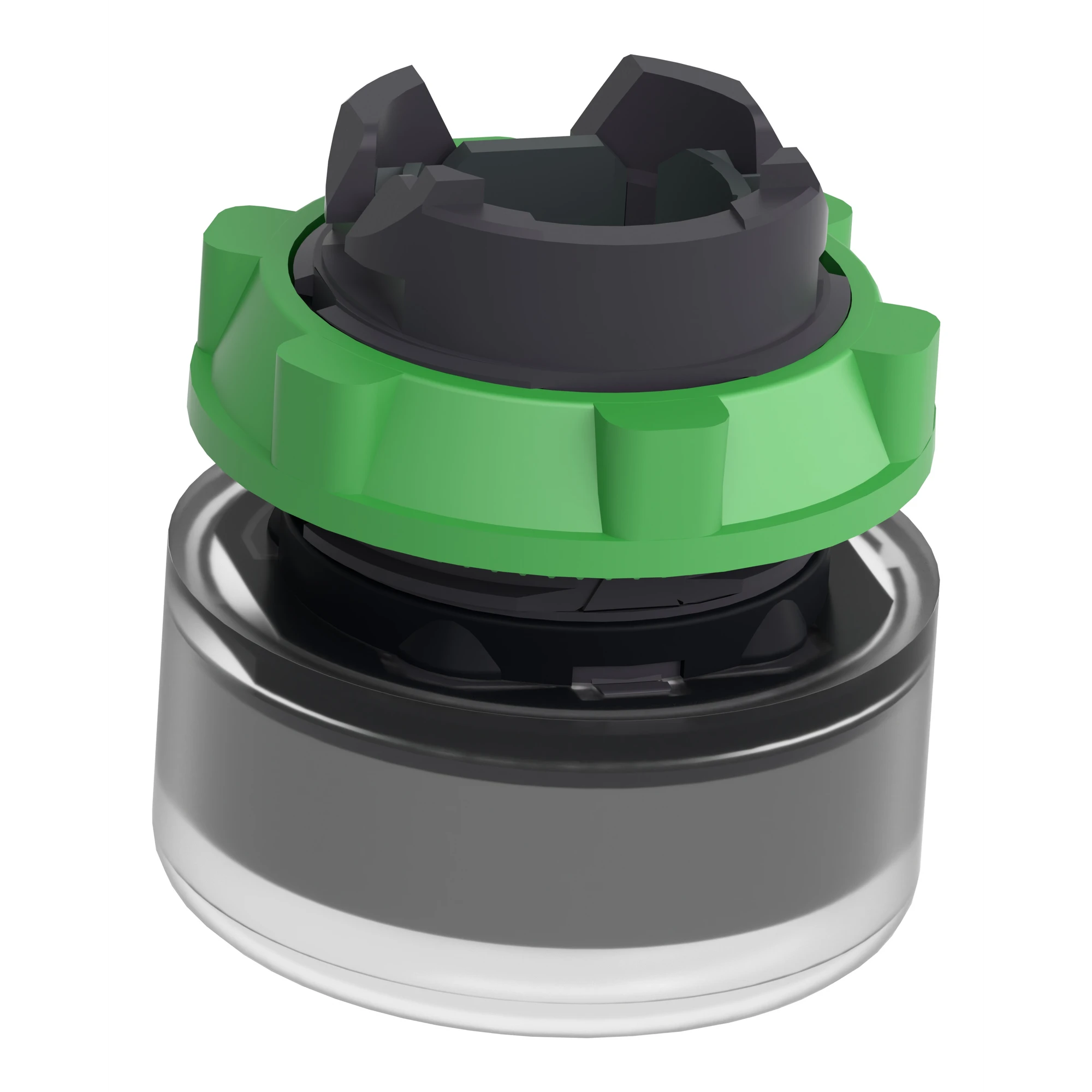 Schneider Electric ZB5AW513C0 Illuminated Push Button, Front Element, Harmony XB5, Plastic, 22mm, Light Grey, White, for Universal LED, with Protective Cap (img_007)