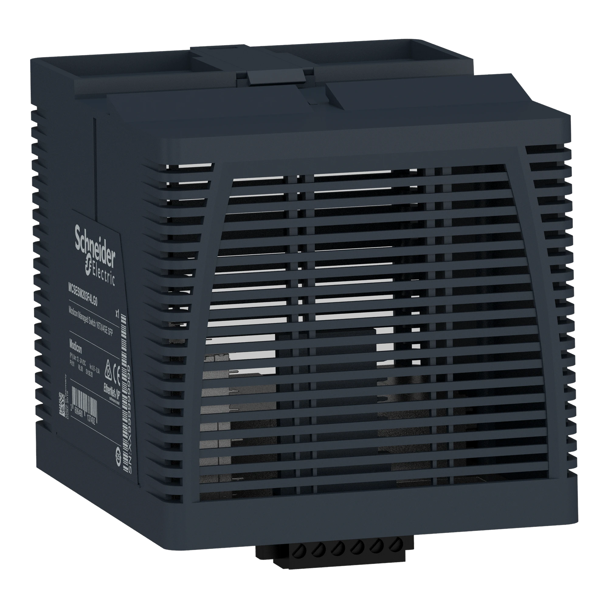 Schneider Electric MCSESM203F4LG0 Modicon Managed Switch, 16 Copper Ports (16TX 10/100 Mbps) + 4 Gigabit SFP Ports (100/1000 Mbps) (img_007) Schneider Electric MCSESM203F4LG0 Modicon Managed Switch, 16 Copper Ports (16TX 10/100 Mbps) + 4 Gigabit SFP Ports (100/1000 Mbps) (img_007)