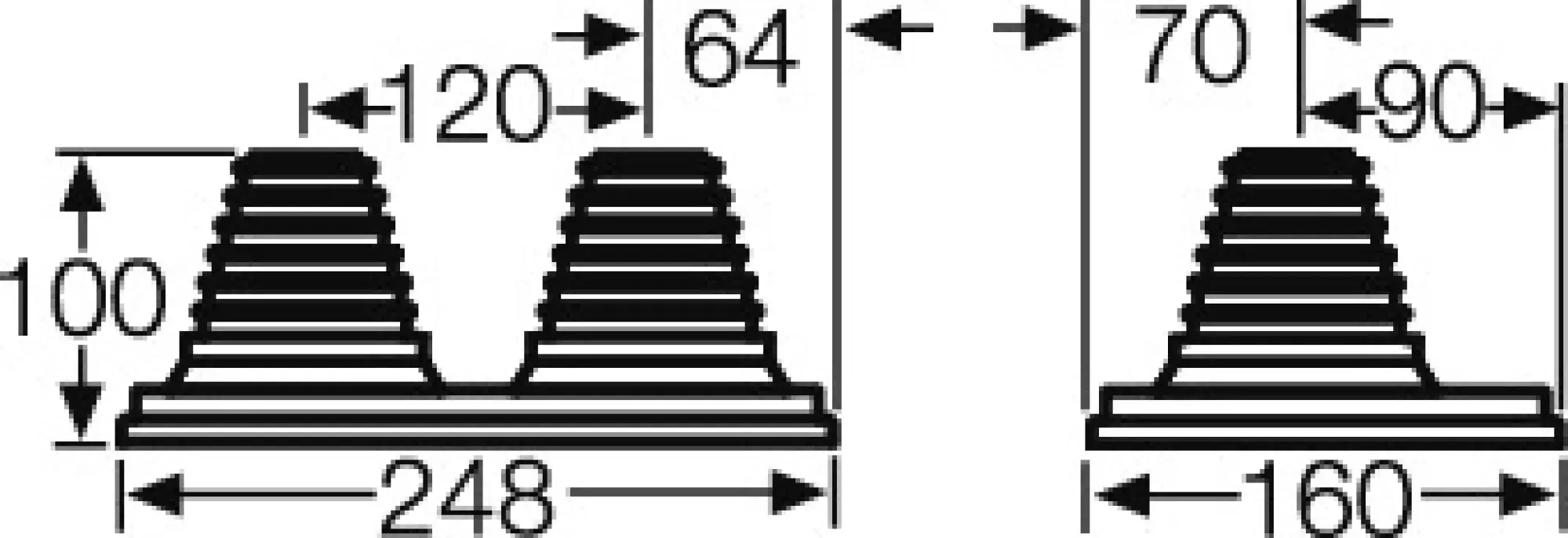 Hensel 6600249 Kabeleinführungsflansch mit 2 Kabeltülllen bis 72 mm, IP 55 MV FP 66 (img_003) Hensel 6600249 Kabeleinführungsflansch mit 2 Kabeltülllen bis 72 mm, IP 55 MV FP 66 (img_003)
