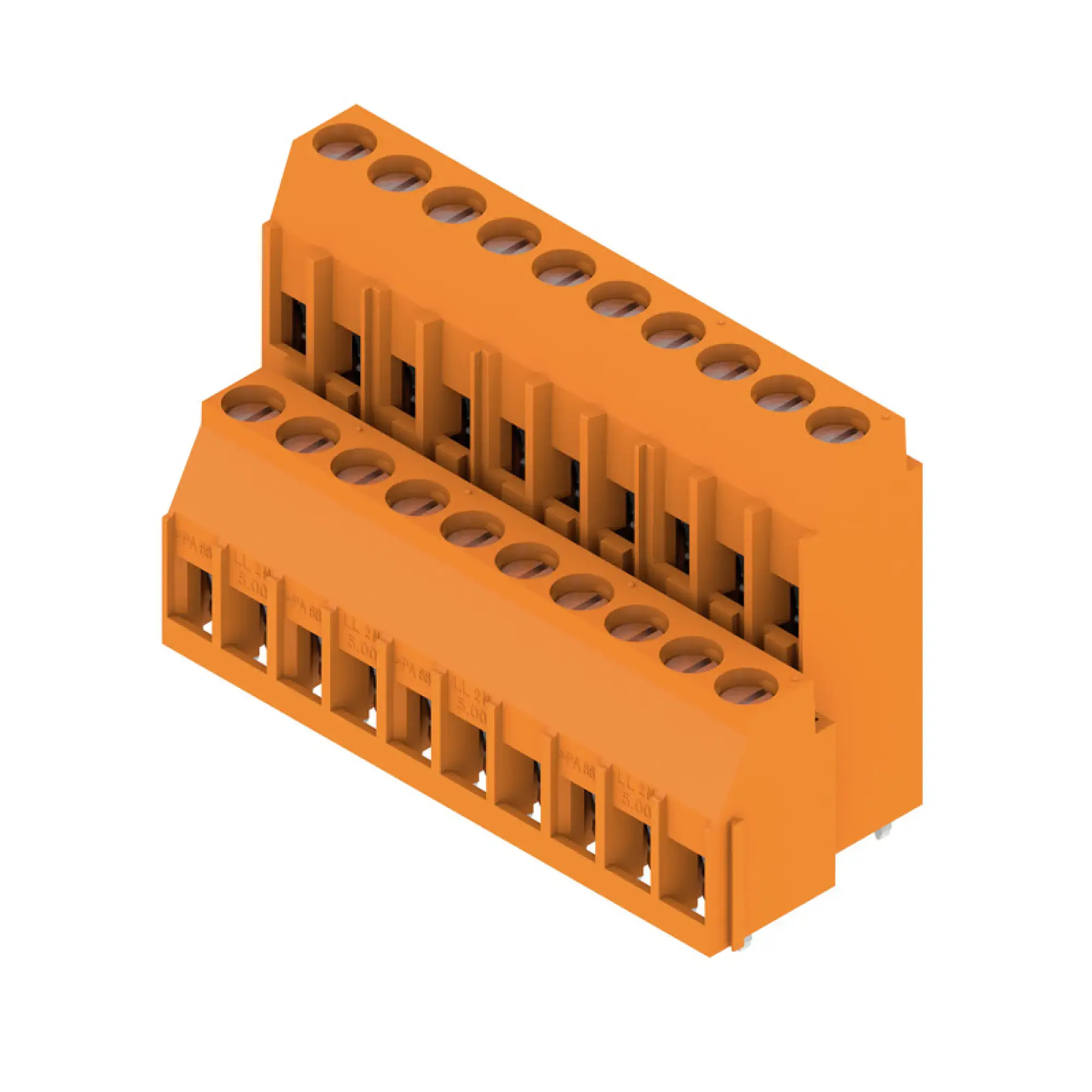 Weidmüller 1977330000 PCB terminal, 320 V, 32.5 A, Pitch in mm: 5.00, 6 mm², Number of poles: 20, Clamping yoke connection, THT solder connection, 90°, Box (img_001) Weidmüller 1977330000 PCB terminal, 320 V, 32.5 A, Pitch in mm: 5.00, 6 mm², Number of poles: 20, Clamping yoke connection, THT solder connection, 90°, Box (img_001)