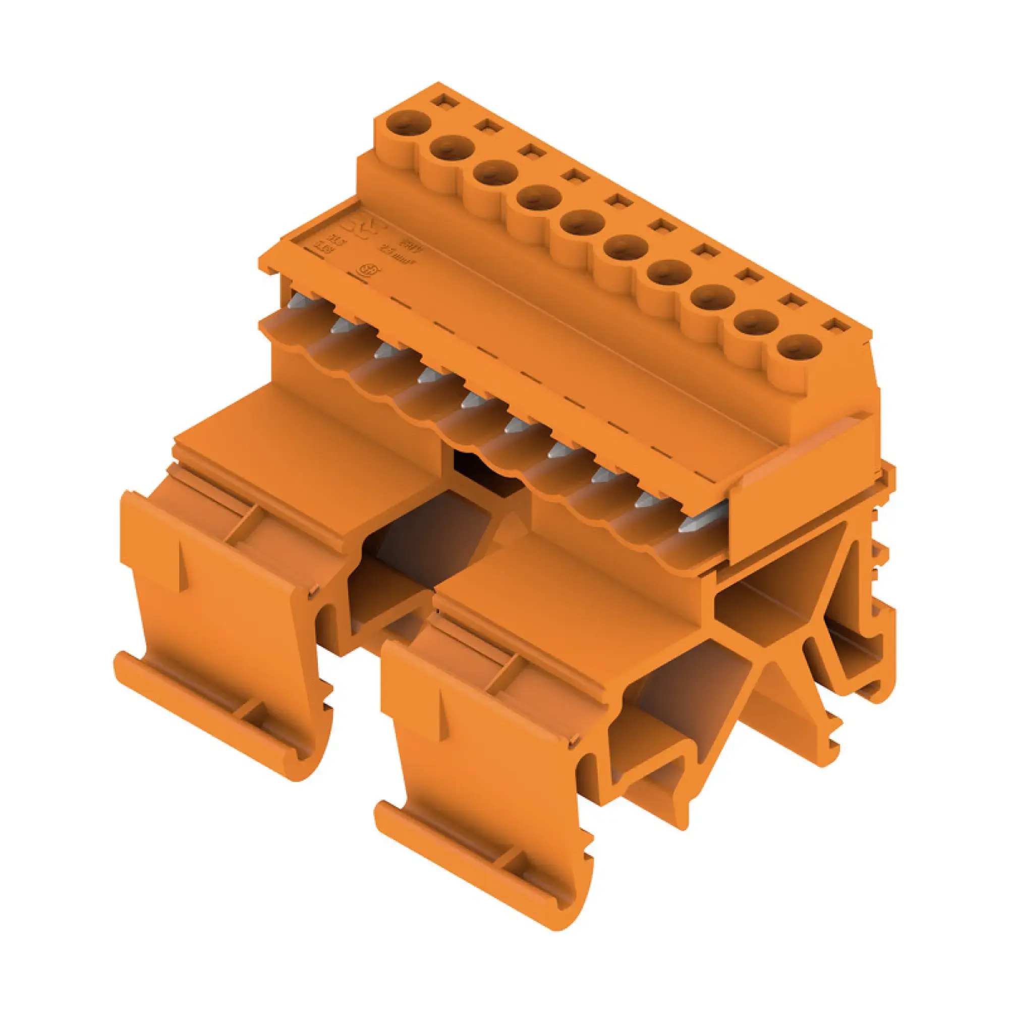 Weidmüller 1846160000 PCB connector (wire connection), 320 V, 21.5 A, Pitch in mm: 5.08, 3.31 mm², Number of poles: 10, Clamping yoke connection, Box (img_001)