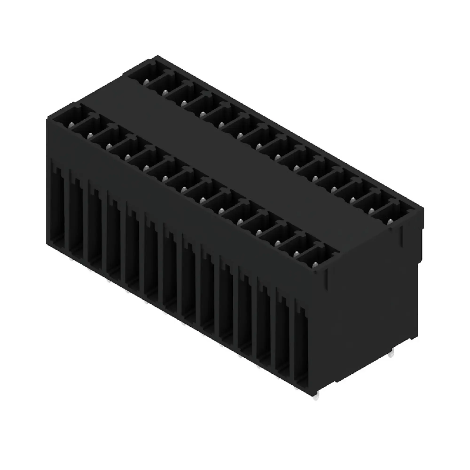 Weidmüller 1031080000 PCB connector (board connection), 160 V, 17.5 A, Pitch in mm: 3.81, Number of poles: 28, THT/THR solder connection, Box (img_001)