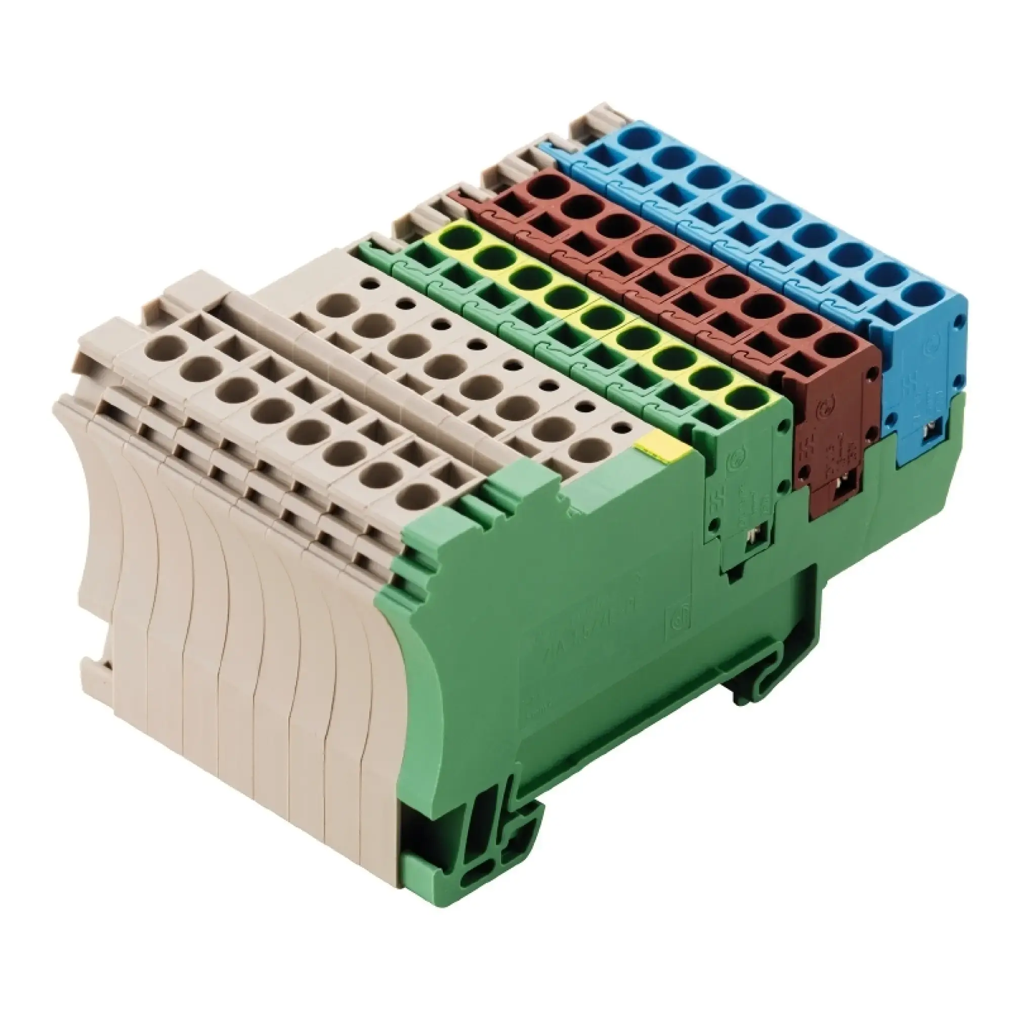 Weidmüller 1692670000 Initiator/actuator terminal, Tension-clamp connection, dark beige, 1.5 mm², 17.5 A, 250 V, Number of connections: 43, Number of levels: 2, TS 35, V-0, (img_001) Weidmüller 1692670000 Initiator/actuator terminal, Tension-clamp connection, dark beige, 1.5 mm², 17.5 A, 250 V, Number of connections: 43, Number of levels: 2, TS 35, V-0, (img_001)