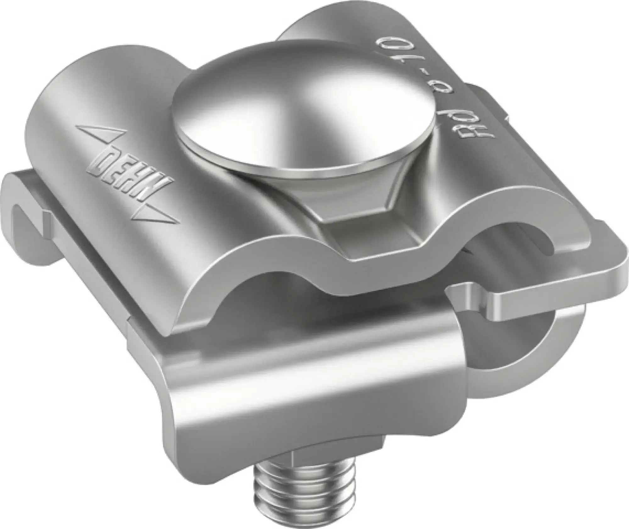 Dehn 365018 Saddle clamp w. clamping block a. double overlay StSt f. RD 6-10mm FL 0.7-4mm (img_001)