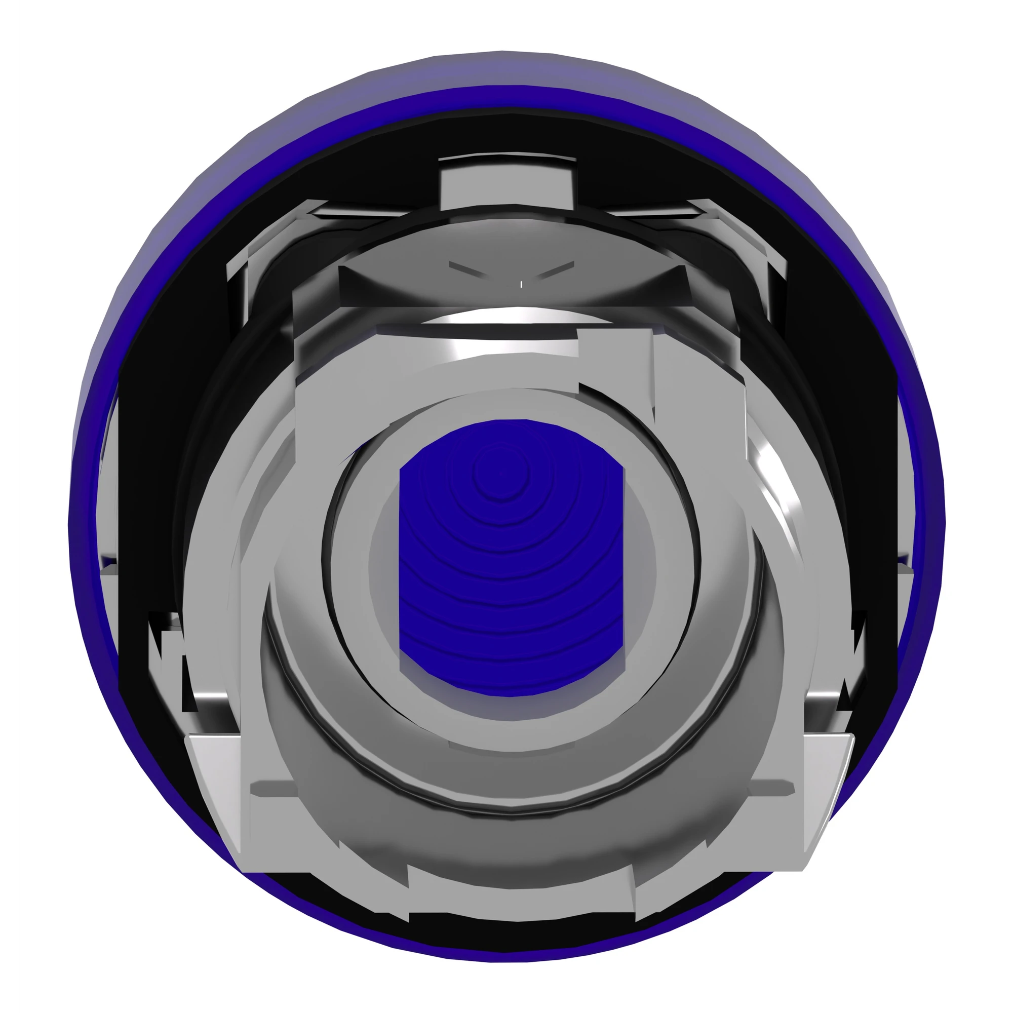 Schneider Electric ZB4BV063S Pilot light, front element, Harmony XB4, metal, 22mm, blue, for universal LED, knurled dome (img_002) Schneider Electric ZB4BV063S Pilot light, front element, Harmony XB4, metal, 22mm, blue, for universal LED, knurled dome (img_002)