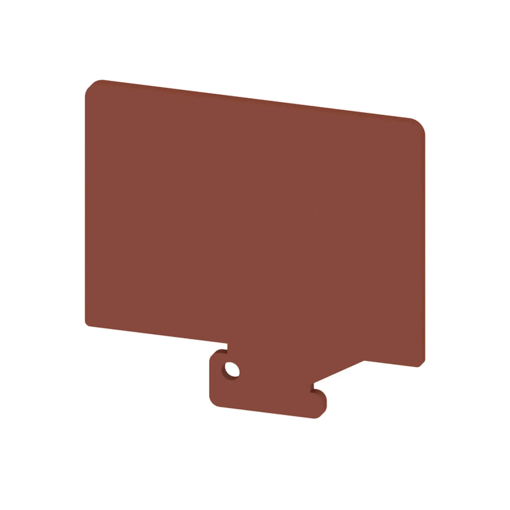 Weidmüller 3833500000 Partition plate (terminal), dark brown, Height: 65 mm, Width: 2 mm, V-2, PA 66 (img_001)