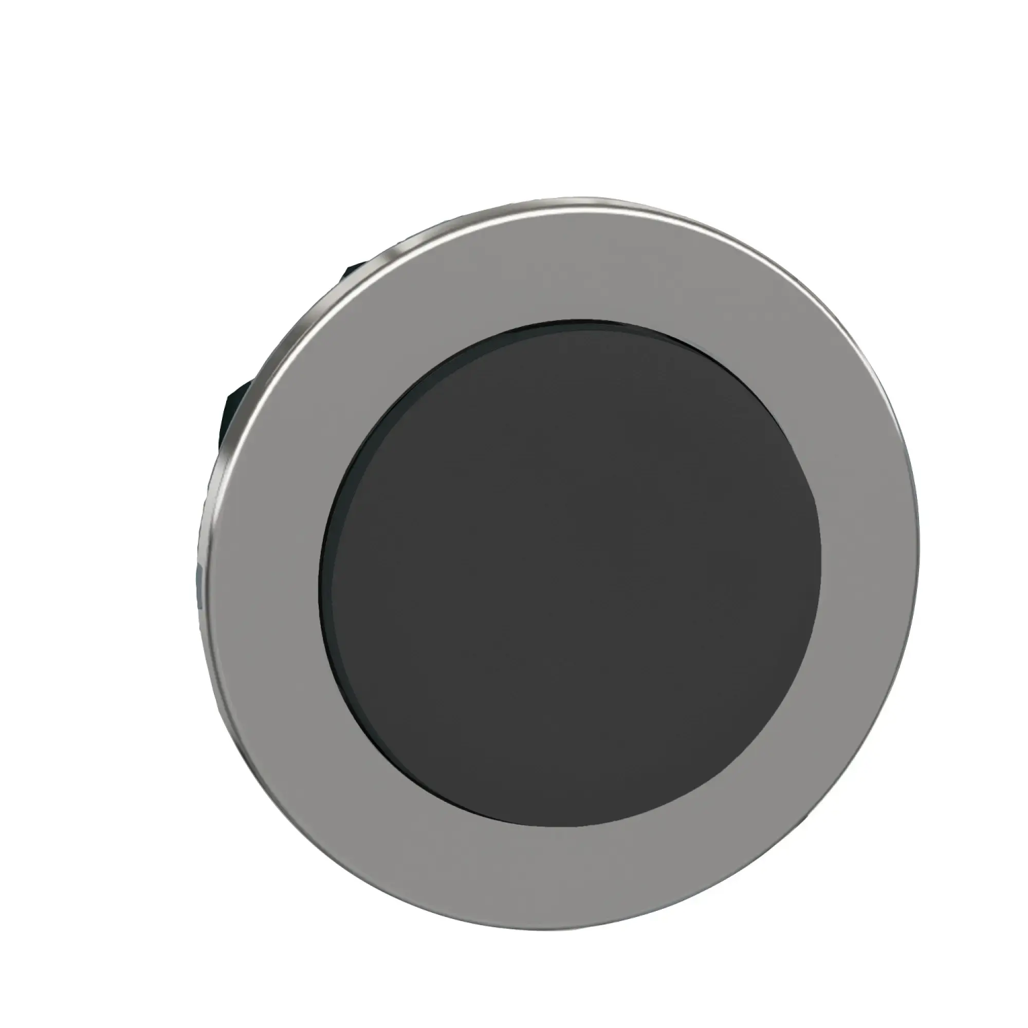 Schneider Electric ZB4FH2 Pushbutton, Front element, Harmony XB4F, Metal, 30mm, black, protruding, unlabelled, latching (img_002)