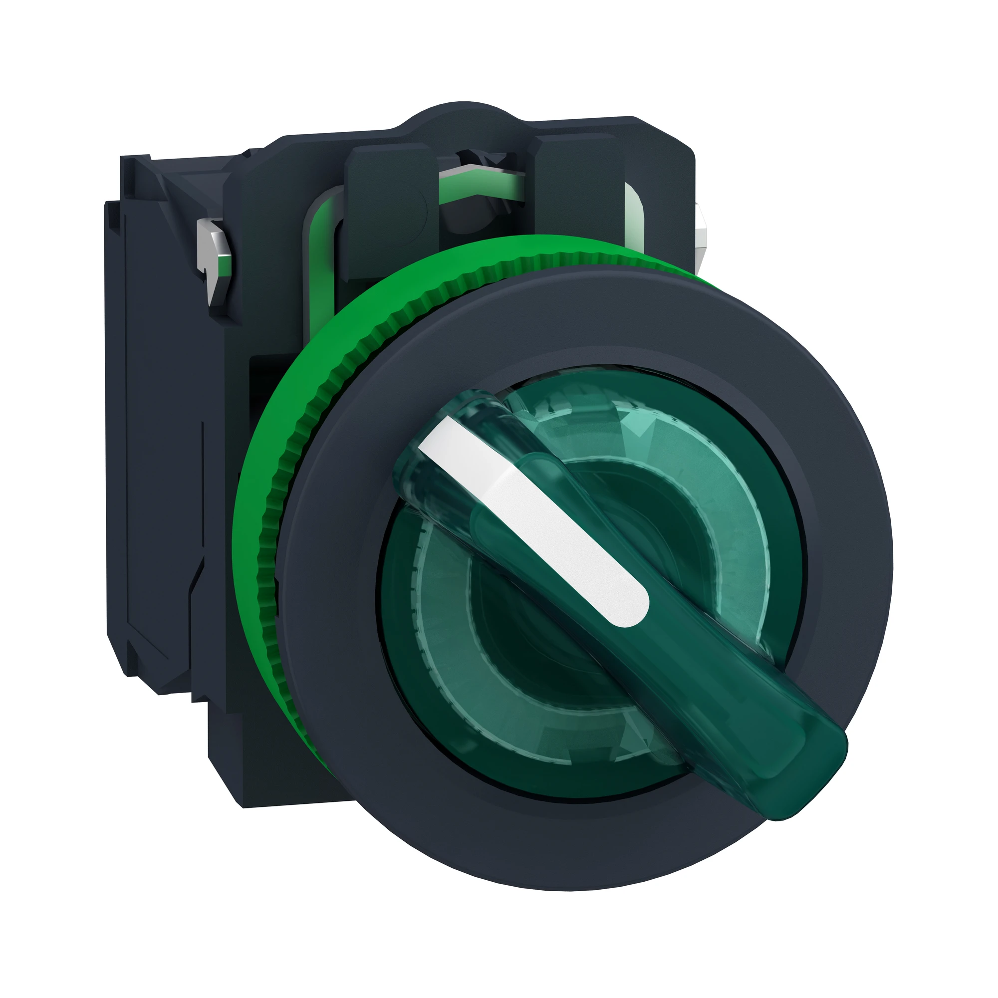 Schneider Electric XB5FKCUST01 Illuminated selector switch, Harmony XB5F, plastic, 30mm, complete unit, customizable via configurator (img_001) Schneider Electric XB5FKCUST01 Illuminated selector switch, Harmony XB5F, plastic, 30mm, complete unit, customizable via configurator (img_001)