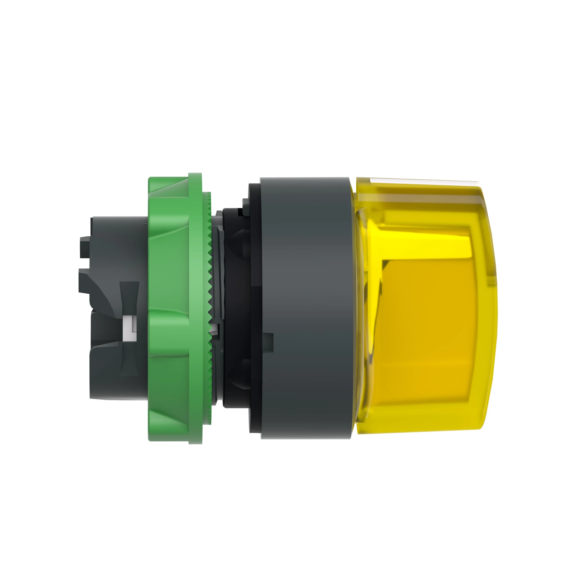 Schneider Electric ZB5AK1383 Illuminated Selector Switch, Front Element, Harmony XB5, Plastic, 22mm, Yellow, for Universal LED, 3 Positions, Latching (img_004)