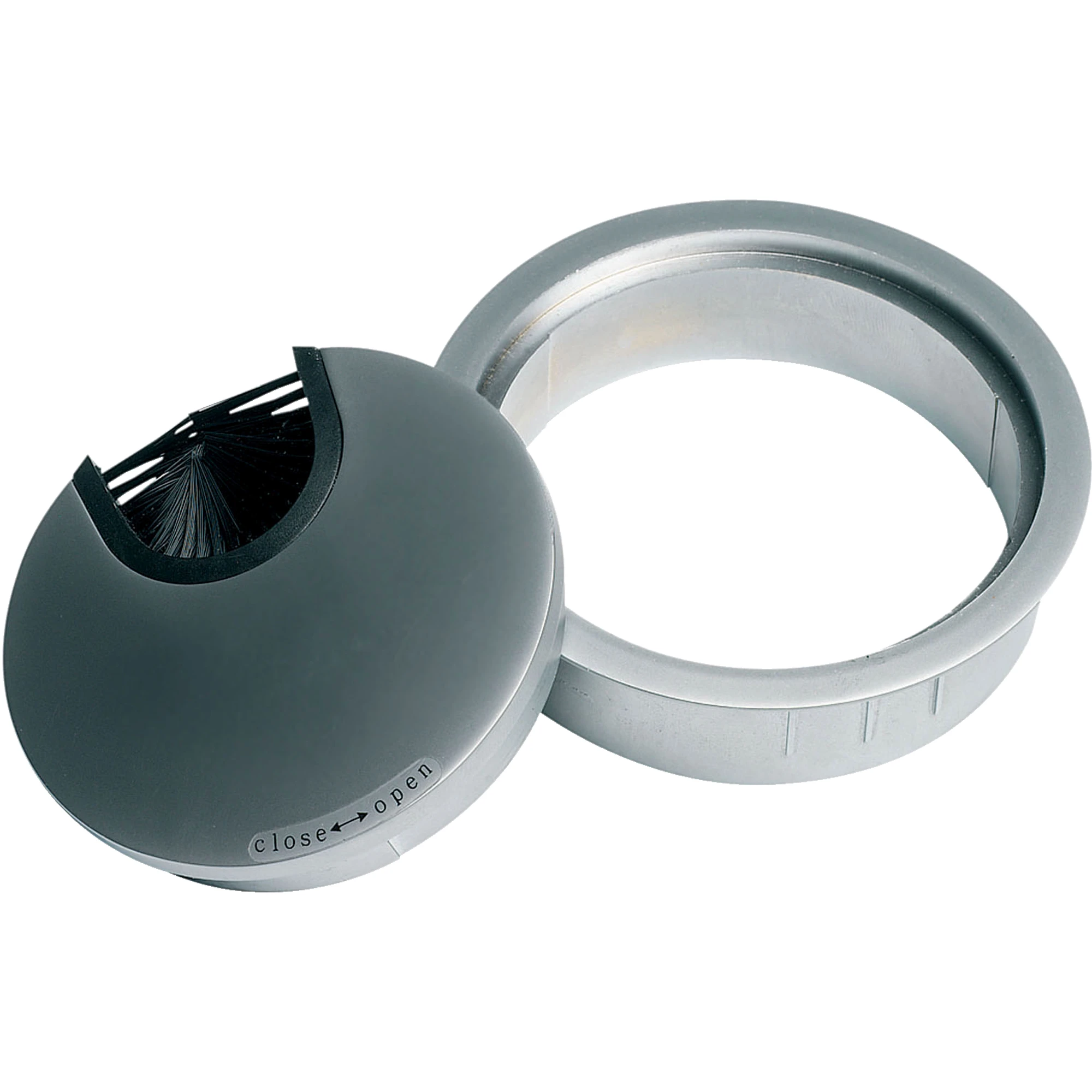 Schneider Electric 5873620 Cable Grommet Desk Feed-Through Alu Metallic 24/Diameter=65 Type: CBL-G1 (img_001) Schneider Electric 5873620 Cable Grommet Desk Feed-Through Alu Metallic 24/Diameter=65 Type: CBL-G1 (img_001)