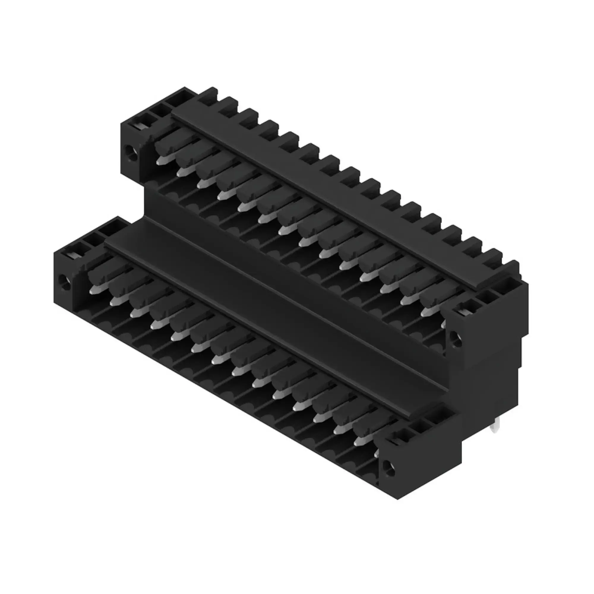 Weidmüller 2457740000 PCB connector (board connection), 160 V, 10.5 A, Pitch in mm: 3.50, Number of poles: 30, THT solder connection, Box (img_001)