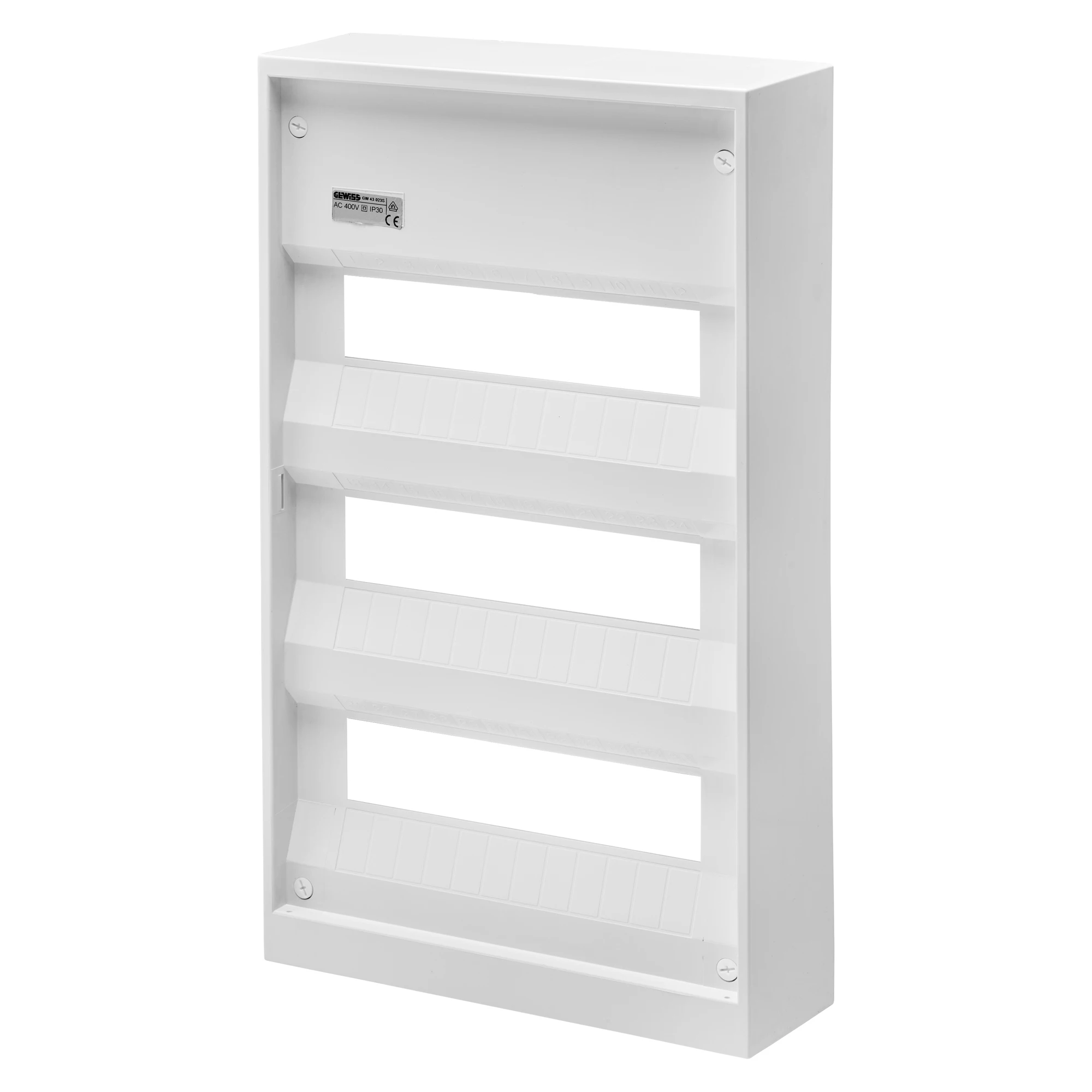 GEWISS GW43113S PLASTIC FRONTAL FOR WALL MOUNTING ENCLOSURE 36 MODULES (img_001)