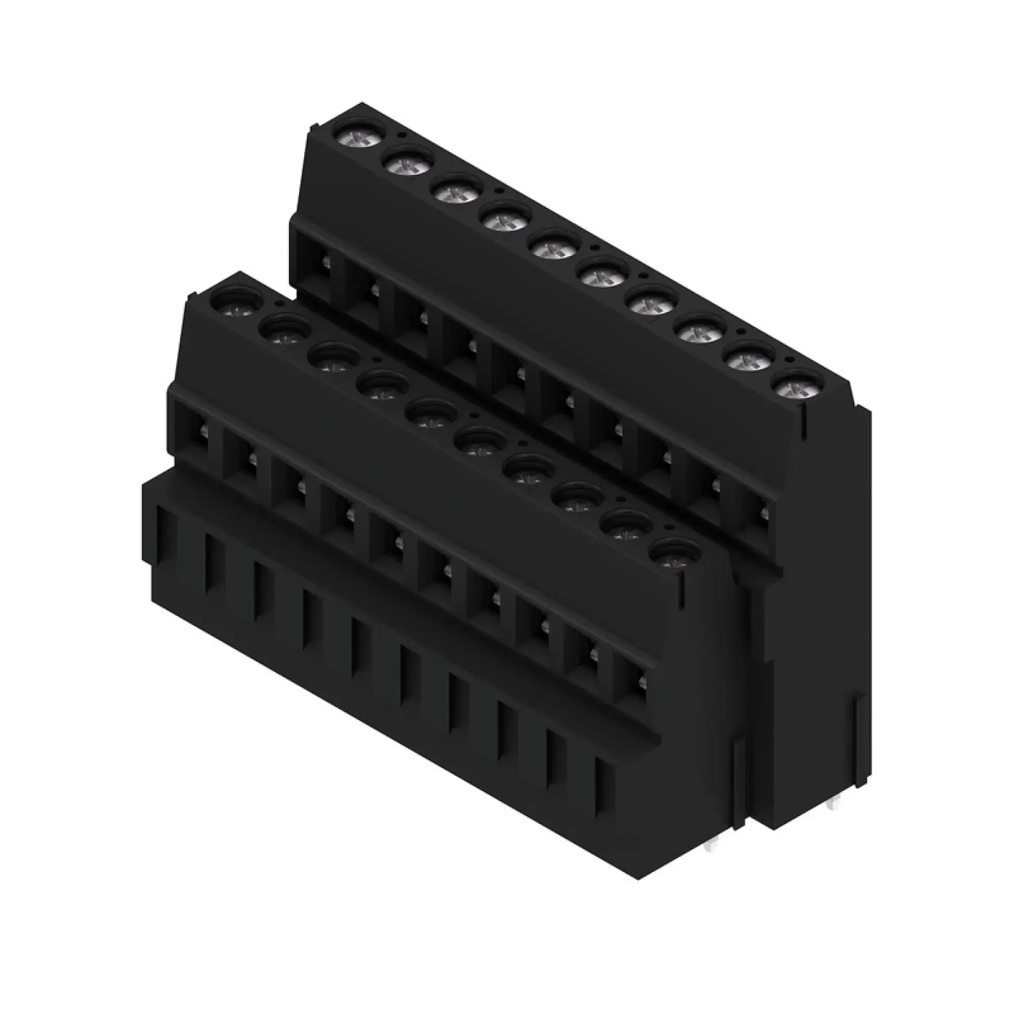 Weidmüller 1769500000 PCB terminal, 320 V, 17.5 A, Pitch in mm: 5.08, 2.5 mm², Number of poles: 10, Clamping yoke connection, THT solder connection, 90°, Box (img_001) Weidmüller 1769500000 PCB terminal, 320 V, 17.5 A, Pitch in mm: 5.08, 2.5 mm², Number of poles: 10, Clamping yoke connection, THT solder connection, 90°, Box (img_001)