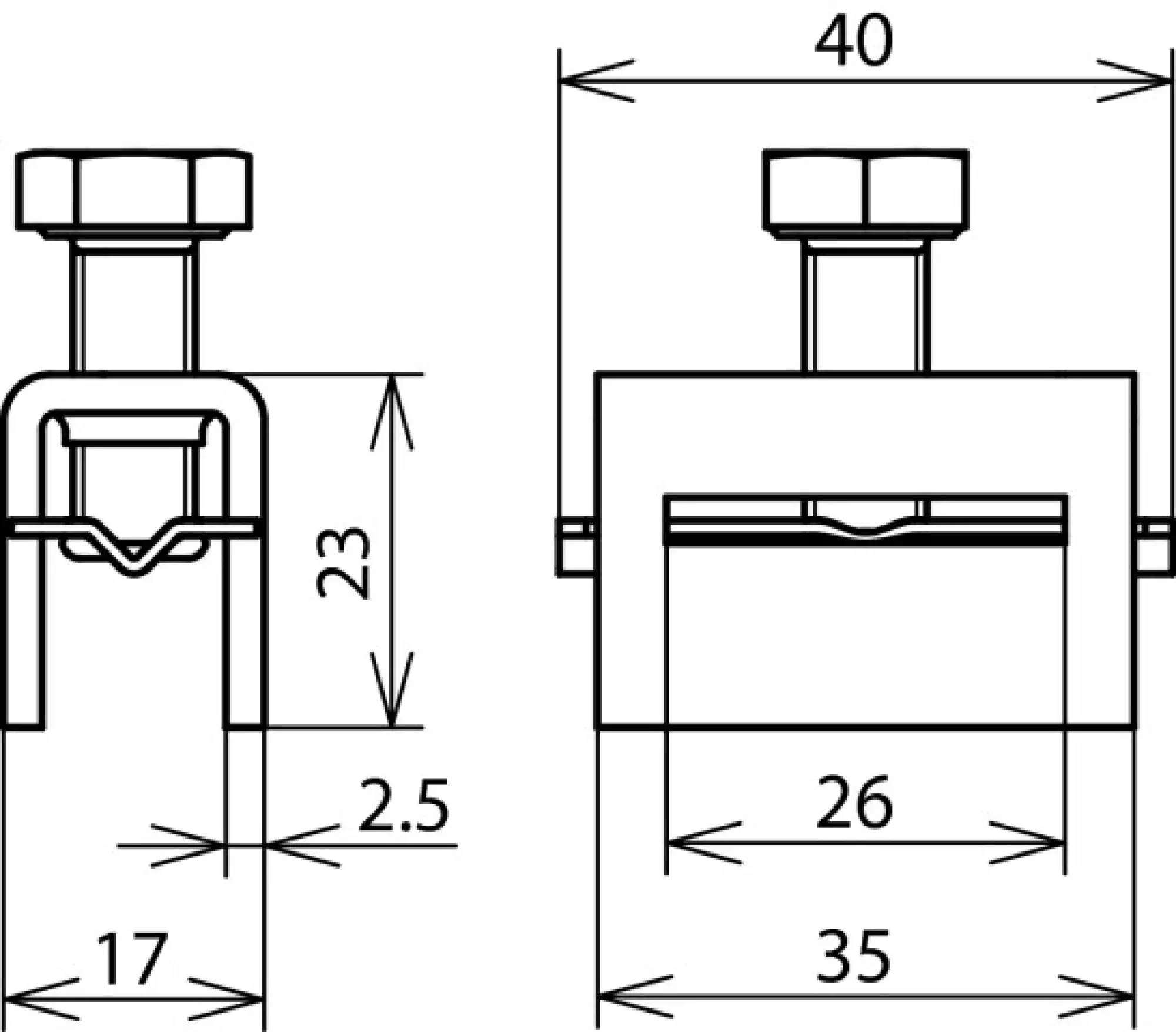 Dehn 106324 Grip head f. tensioning strap 25x0.3mm StSt f. DEHNiso (img_004) Dehn 106324 Grip head f. tensioning strap 25x0.3mm StSt f. DEHNiso (img_004)