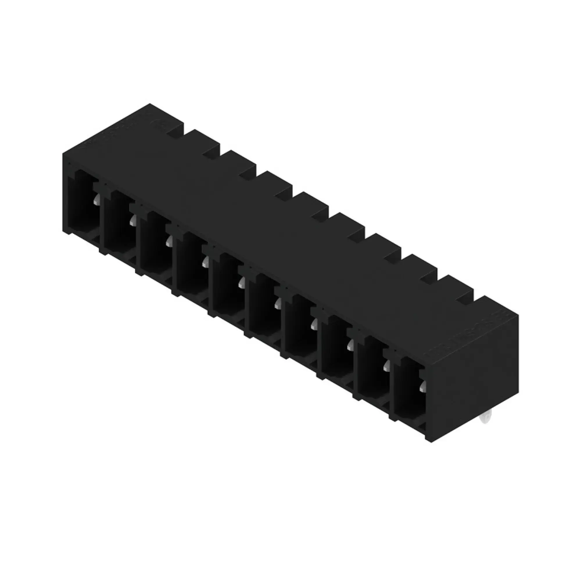 Weidmüller 1862550000 PCB connector (board connection), 160 V, 17.5 A, Pitch in mm: 3.81, Number of poles: 10, THT/THR solder connection, Box (img_001)