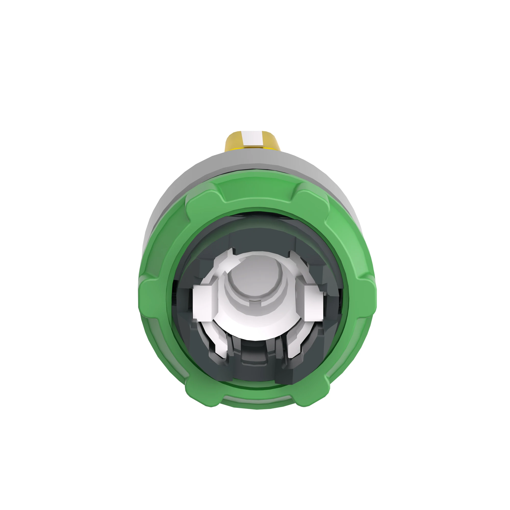 Schneider Electric ZB5AK1583C0 Illuminated Selector Switch, Front Element, Harmony XB5, Plastic, 22mm, Yellow, for Universal LED, 3 Positions, Center Detent (img_003)