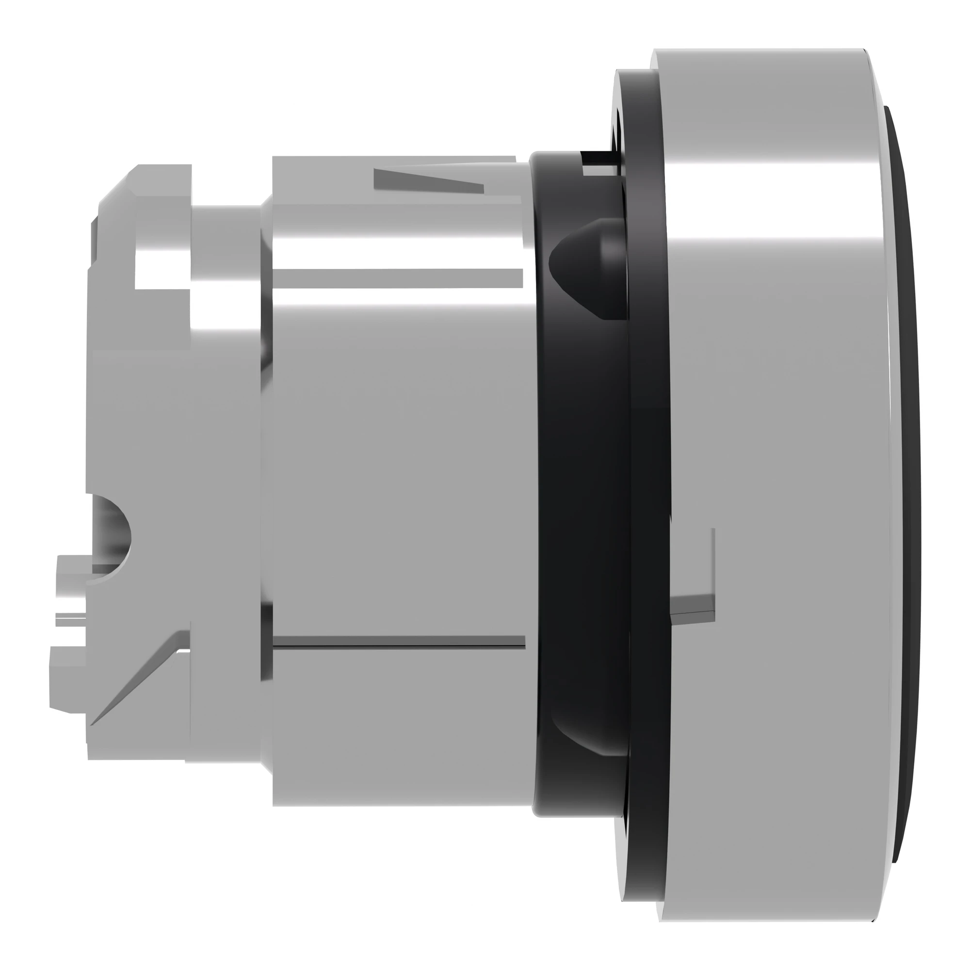 Schneider Electric ZB4BA232 Push Button, Front Element, Harmony XB4, Metal, 22mm, Black, Marked O, Momentary (img_002)