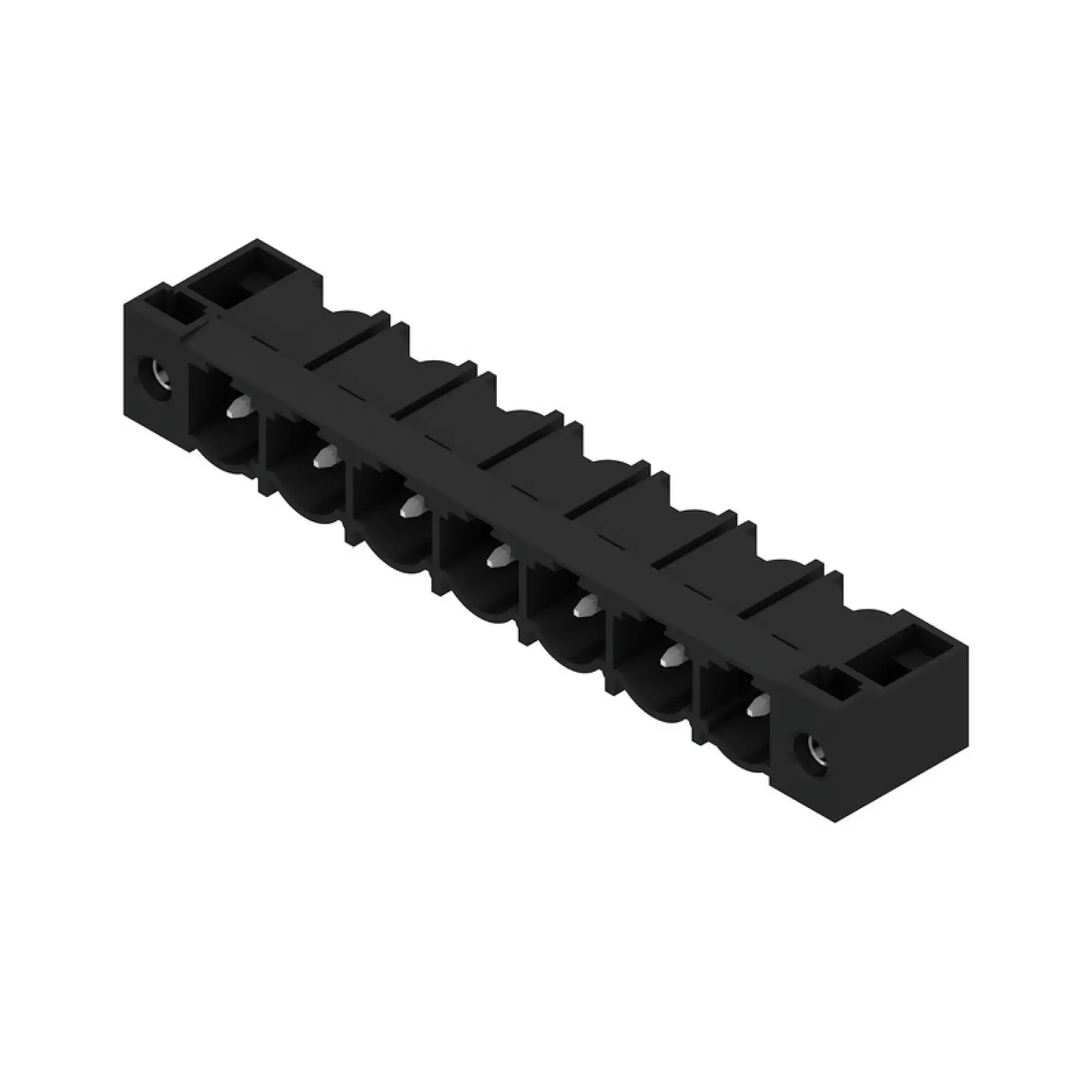 Weidmüller 1124270000 PCB connector (board connection), 500 V, 29 A, Pitch in mm: 7.62, Number of poles: 7, THT solder connection, Box (img_001)
