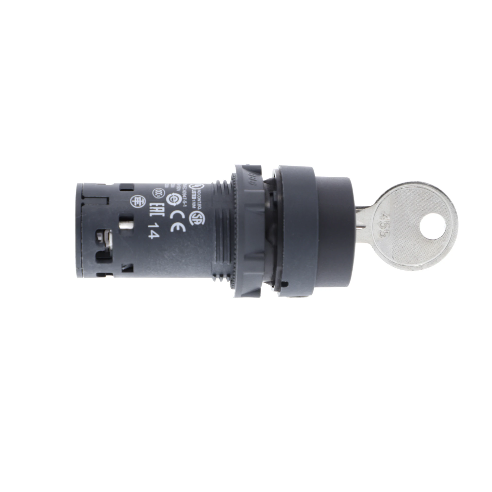 Schneider Electric XB7NG33 Key switch, Harmony XB7, Monoblock, Plastic, Ø22mm, black, 2S, 3 positions, Screw terminal (img_004)