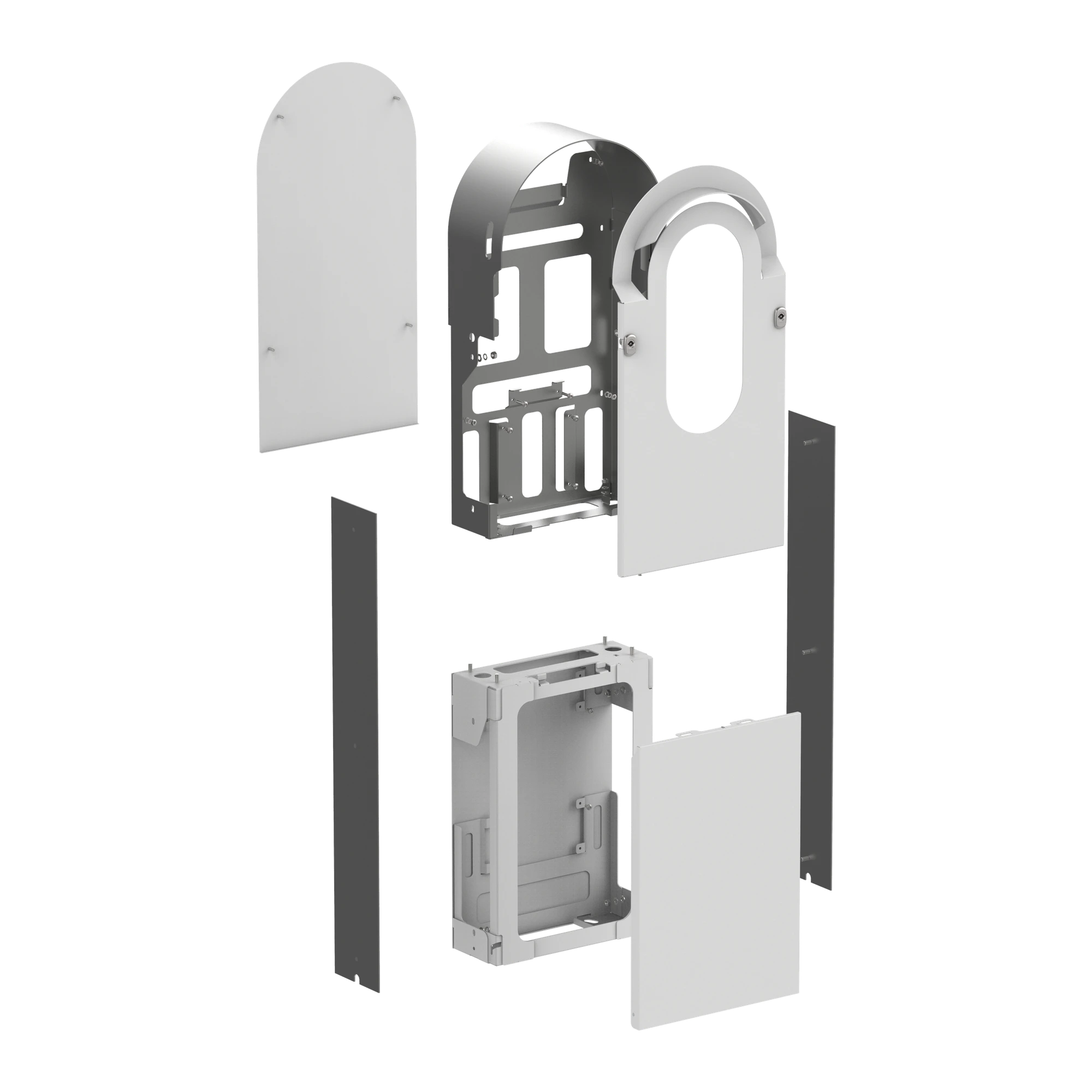Schneider Electric EVA1RFKS1 Metallic Kit for EVlink Pro AC Floor Mounting, 1 Charging Point, IK10, C4M (img_001) Schneider Electric EVA1RFKS1 Metallic Kit for EVlink Pro AC Floor Mounting, 1 Charging Point, IK10, C4M (img_001)