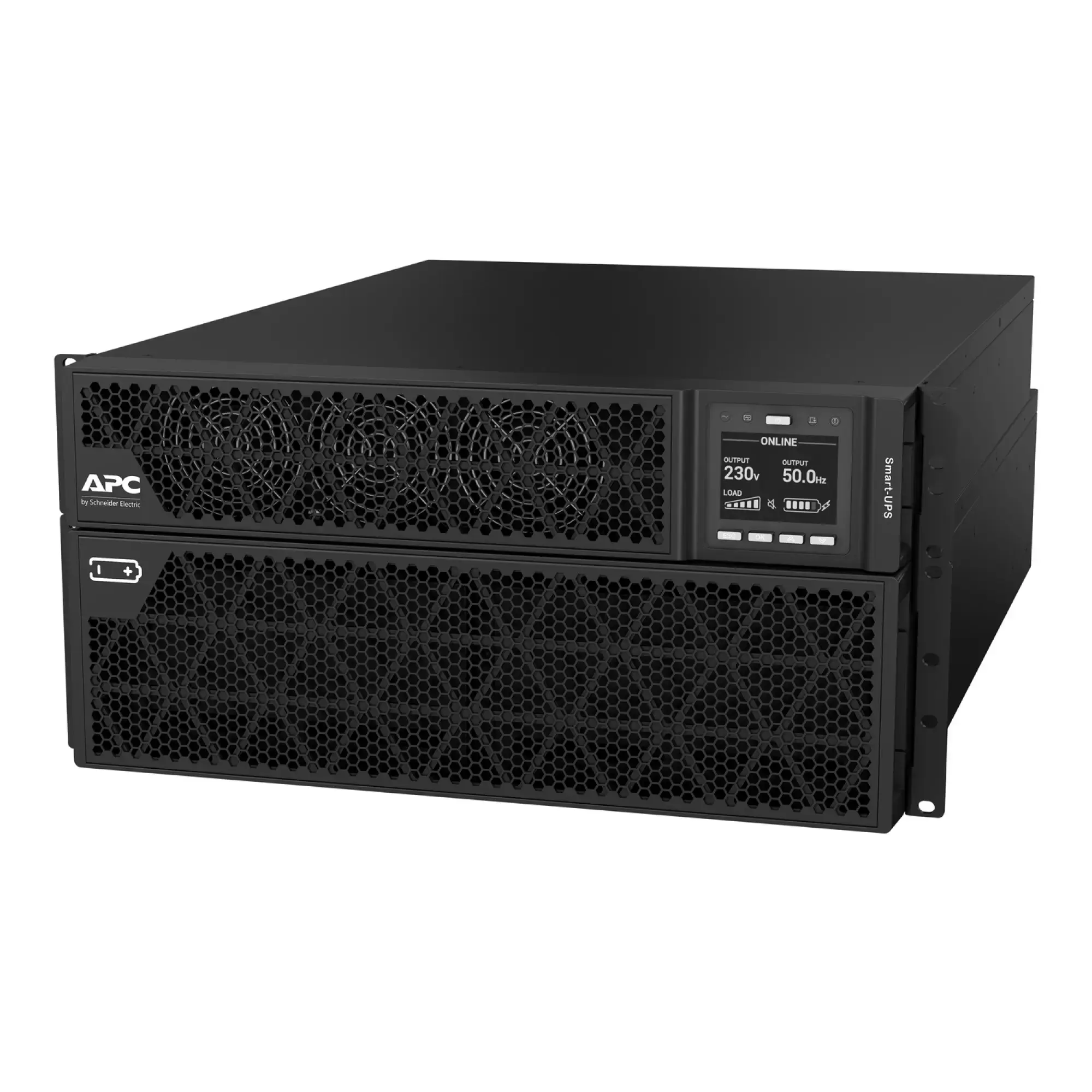 APC SRTG10KXLI Smart-UPS On-Line, 10kVA/10kW, Rack/Tower, 230V, 2x IEC C13+1x IEC C19+ Festverdrahtung 3-adrig (1P+N+E) Ausg, Netzwerkkarte, ohne Rack-Einbausatz (img_007)