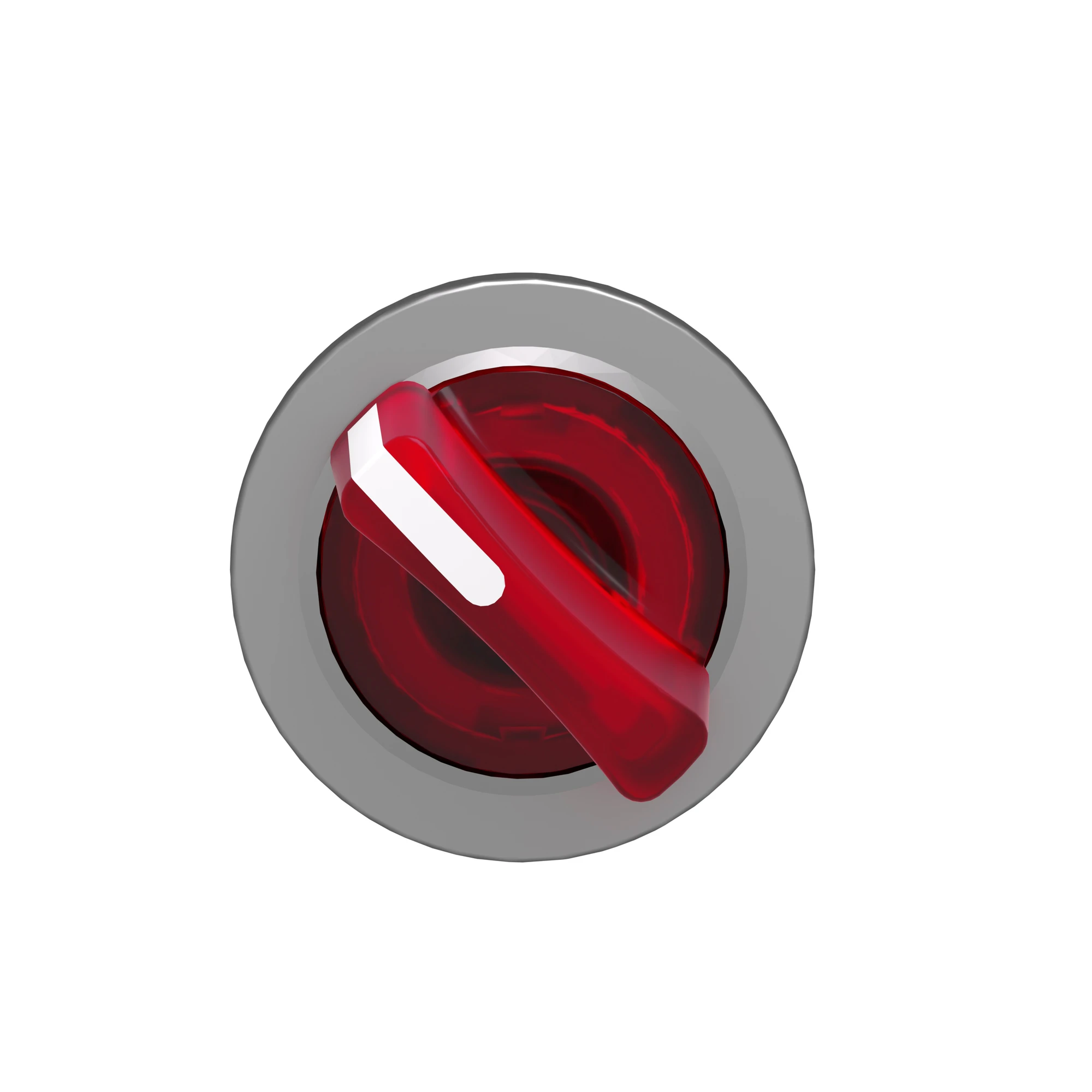 Schneider Electric ZB4FK1243 Illuminated selector switch, front element, Harmony XB4F, metal, 30mm, red, for universal LED, 2 positions, latching (img_006)