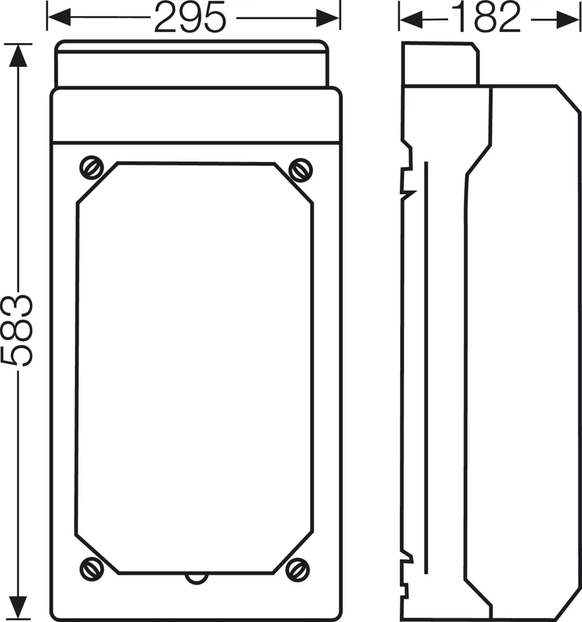 Hensel 6100100 KV-Leergehäuse mit Montageplatte, Einbaumasse 245x440x160 mm KV 9331 (img_004) Hensel 6100100 KV-Leergehäuse mit Montageplatte, Einbaumasse 245x440x160 mm KV 9331 (img_004)