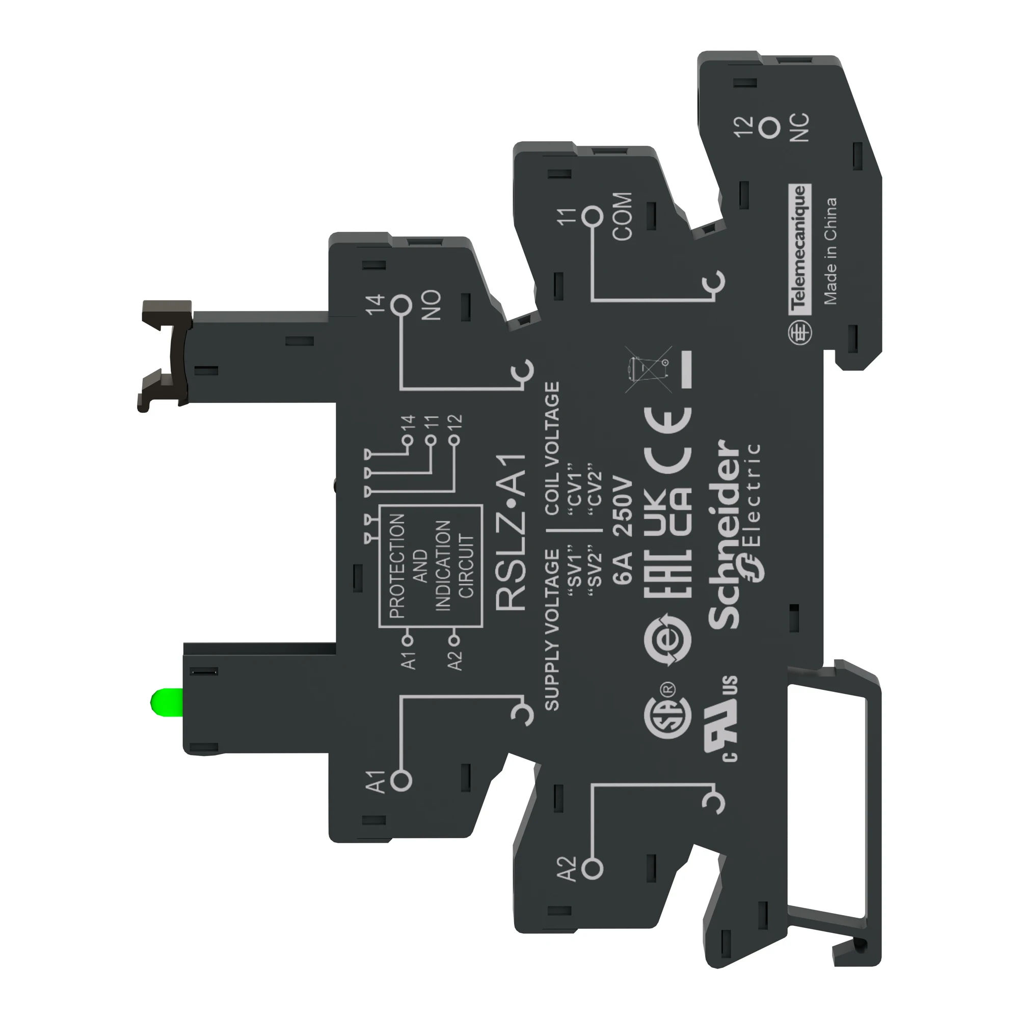 Schneider Electric RSLZVA3 Base for narrow interface relay RSL, LED, screw terminal, 110VAC/DC (img_007) Schneider Electric RSLZVA3 Base for narrow interface relay RSL, LED, screw terminal, 110VAC/DC (img_007)