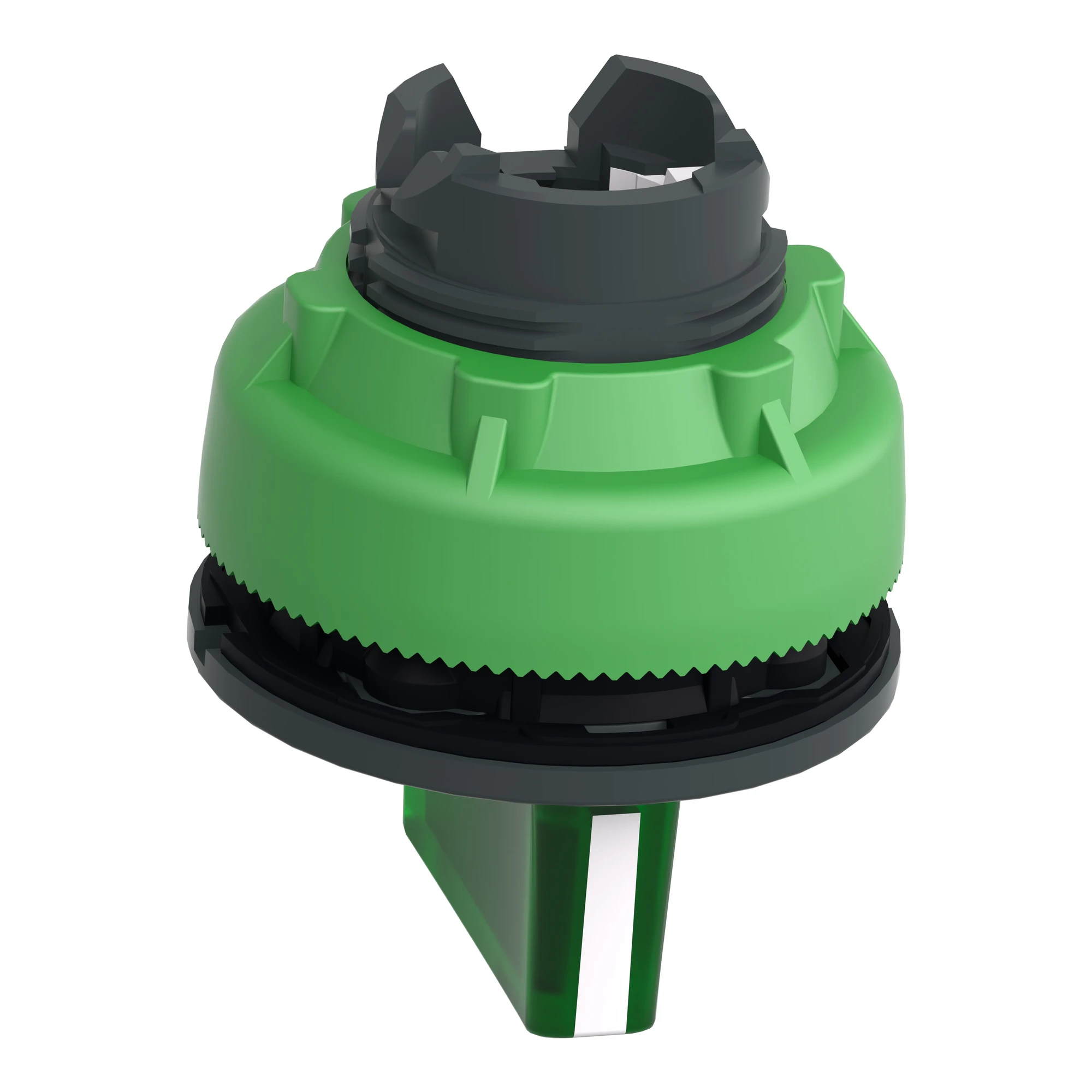 Schneider Electric ZB5FK1333 Illuminated selector switch, front element, Harmony XB5F, plastic, 30mm, green, for universal LED, 3 positions, latching (img_007)