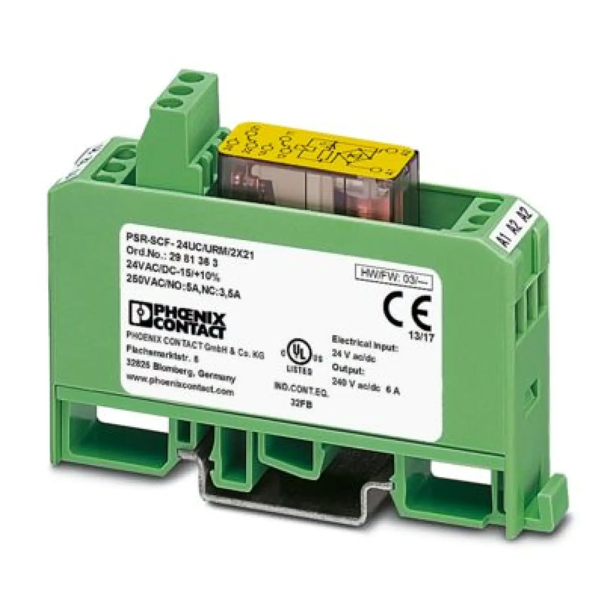 Phoenix Contact 2981363 Coupling relay PSR-SCF- 24UC/URM/2X21 (img_001)
