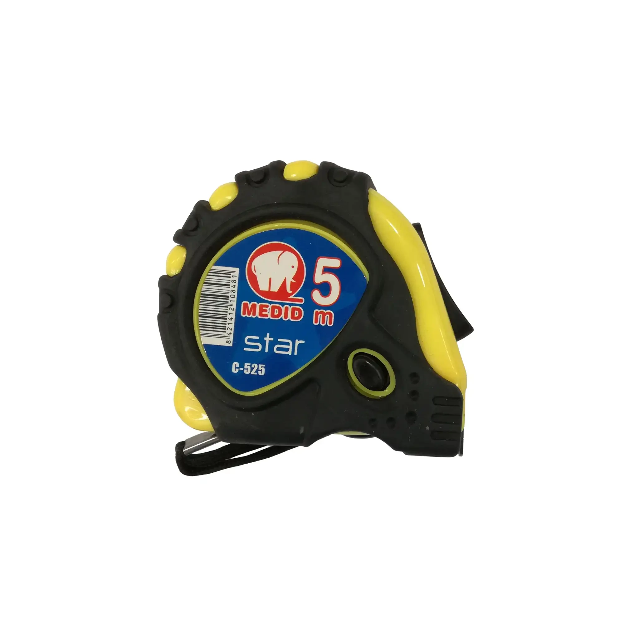 MEDID C525 Rolling tape measure STAR made of 2K-housing with tape brake- Unpacked 5m x 25 mm (img_001)