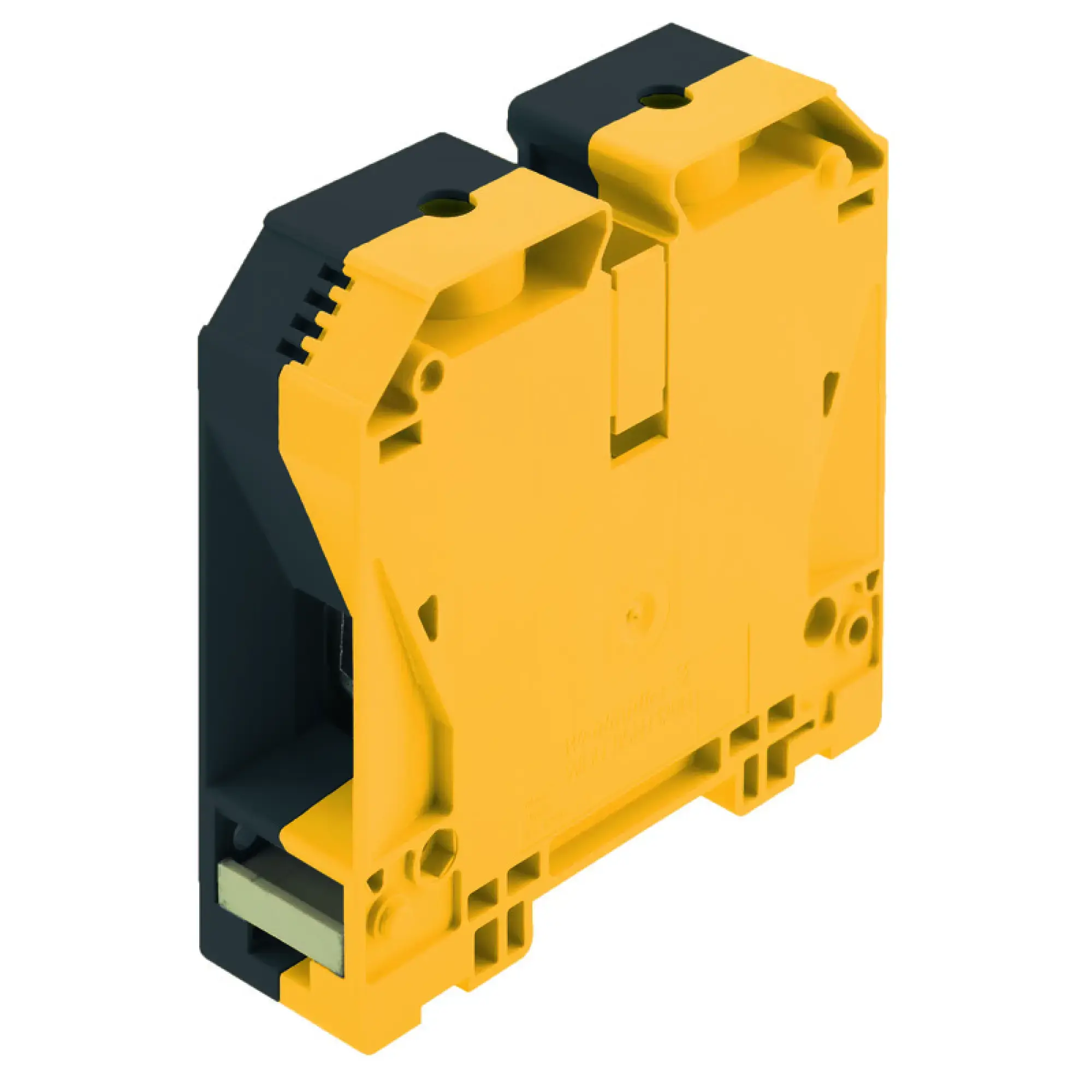 Weidmüller 2000110000 Feed-through terminal block, Screw connection, black/yellow, 120 mm², 269 A, 1000 V, Number of connections: 2 (img_001)