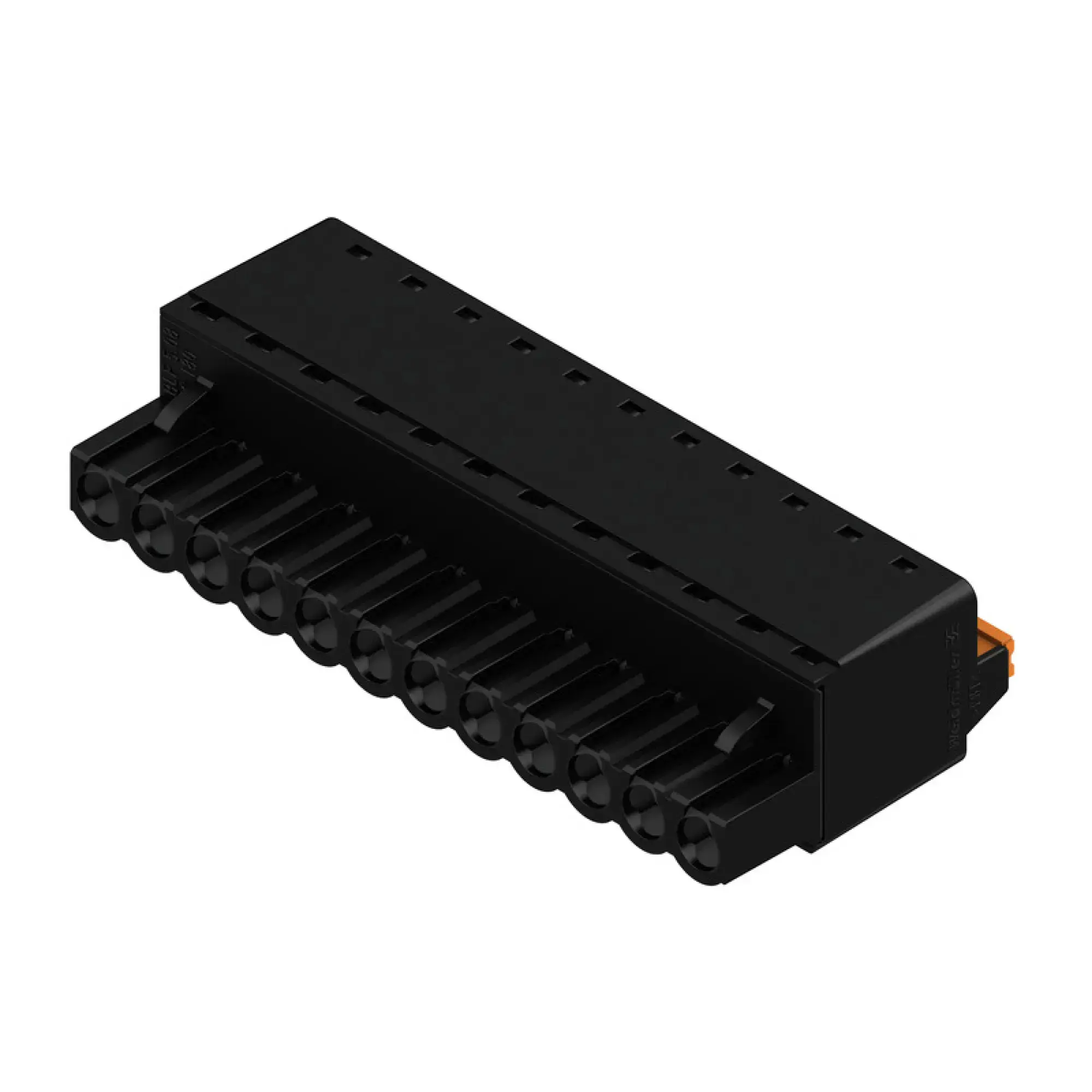 Weidmüller 1013540000 PCB connector (wire connection), 320 V, 24 A, Pitch in mm: 5.08, 3.31 mm², Number of poles: 12, PUSH IN with actuator, Box (img_001)