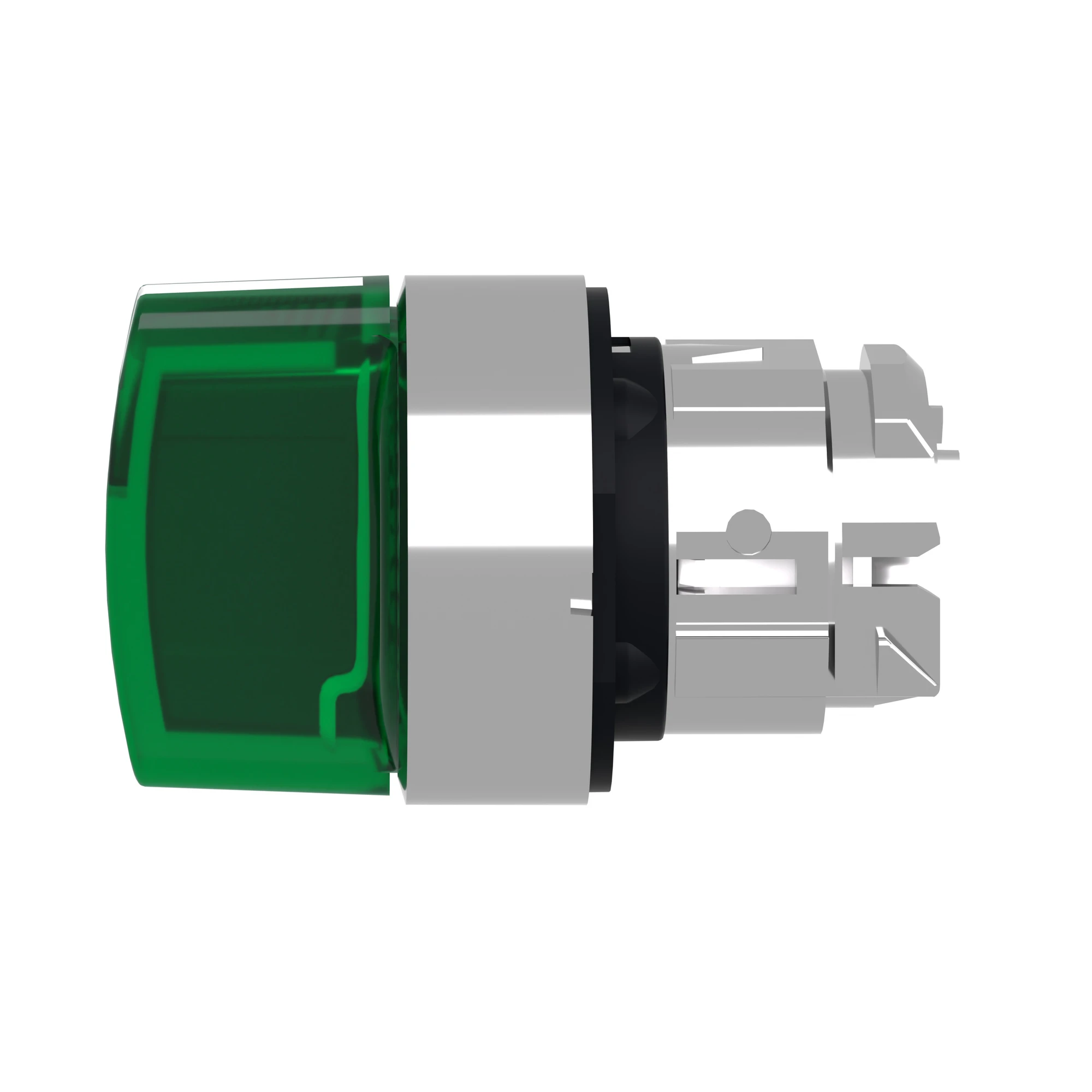 Schneider Electric ZB4BK1733 Illuminated selector switch, front element, Harmony XB4, metal, 22mm, green, for universal LED, 3 positions, momentary left (img_007)