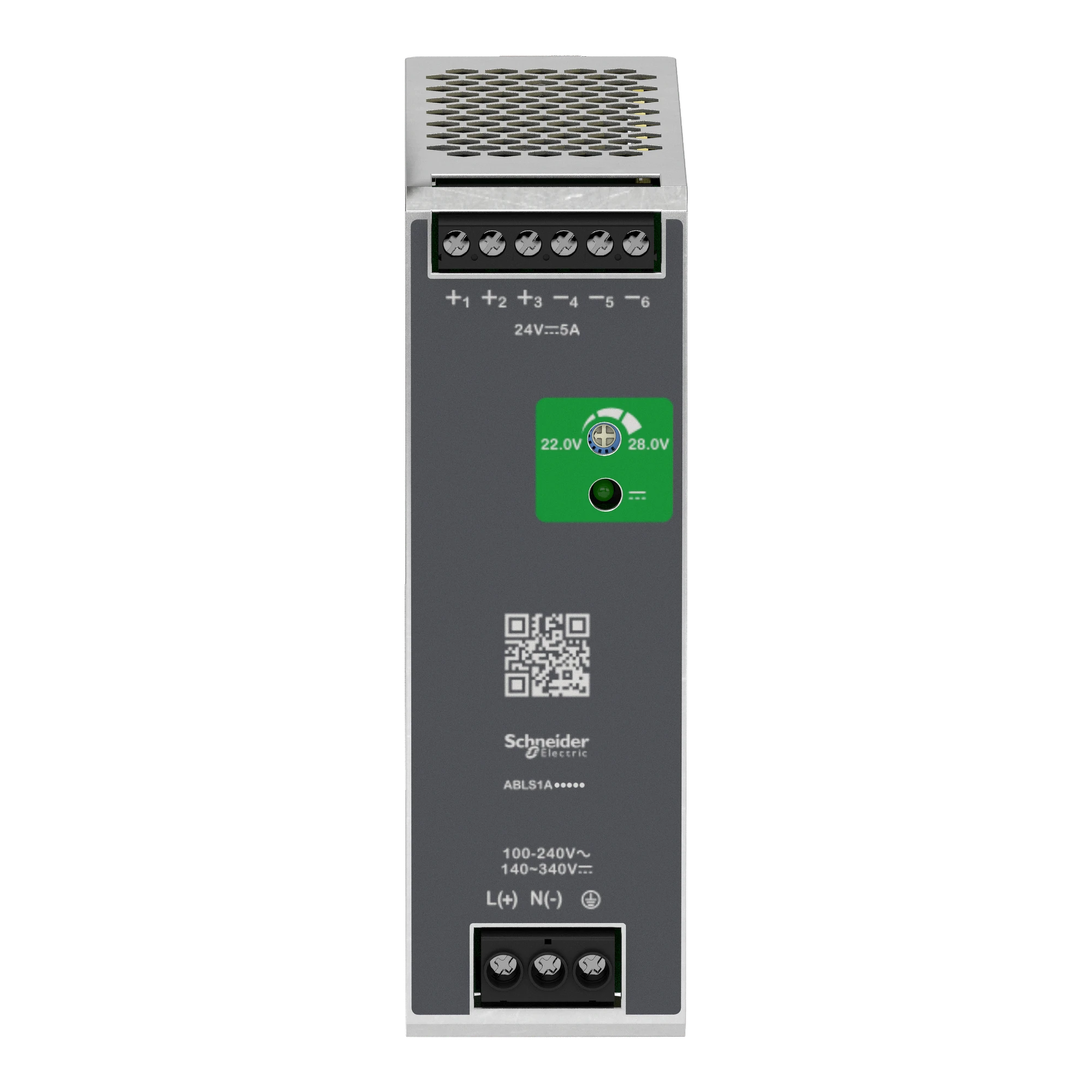 Schneider Electric ABLS1A48025 Power Supply, Modicon ABLS, Optimum, Switched, Single-phase, 100-240V AC, 48V DC, 2.5A, 120W (img_004) Schneider Electric ABLS1A48025 Power Supply, Modicon ABLS, Optimum, Switched, Single-phase, 100-240V AC, 48V DC, 2.5A, 120W (img_004)