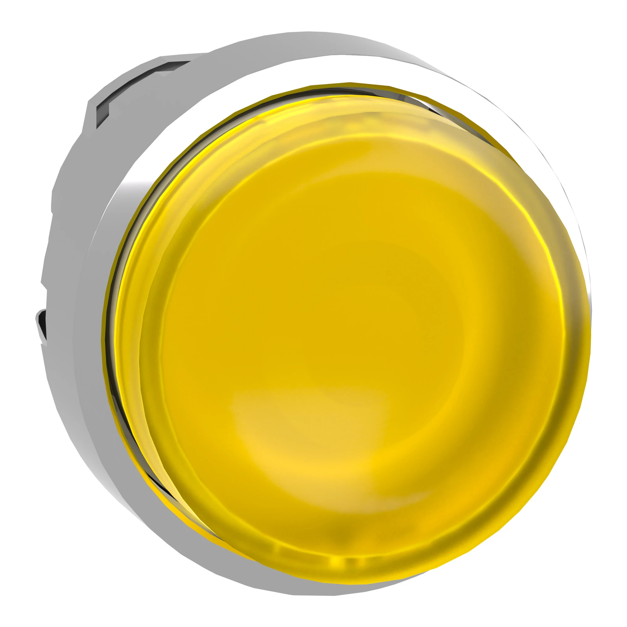 Schneider Electric ZB4BW183 Illuminated push-button, front element, Harmony XB4, metal, 22mm, yellow, protruding, unlabeled, for universal LED (img_001) Schneider Electric ZB4BW183 Illuminated push-button, front element, Harmony XB4, metal, 22mm, yellow, protruding, unlabeled, for universal LED (img_001)