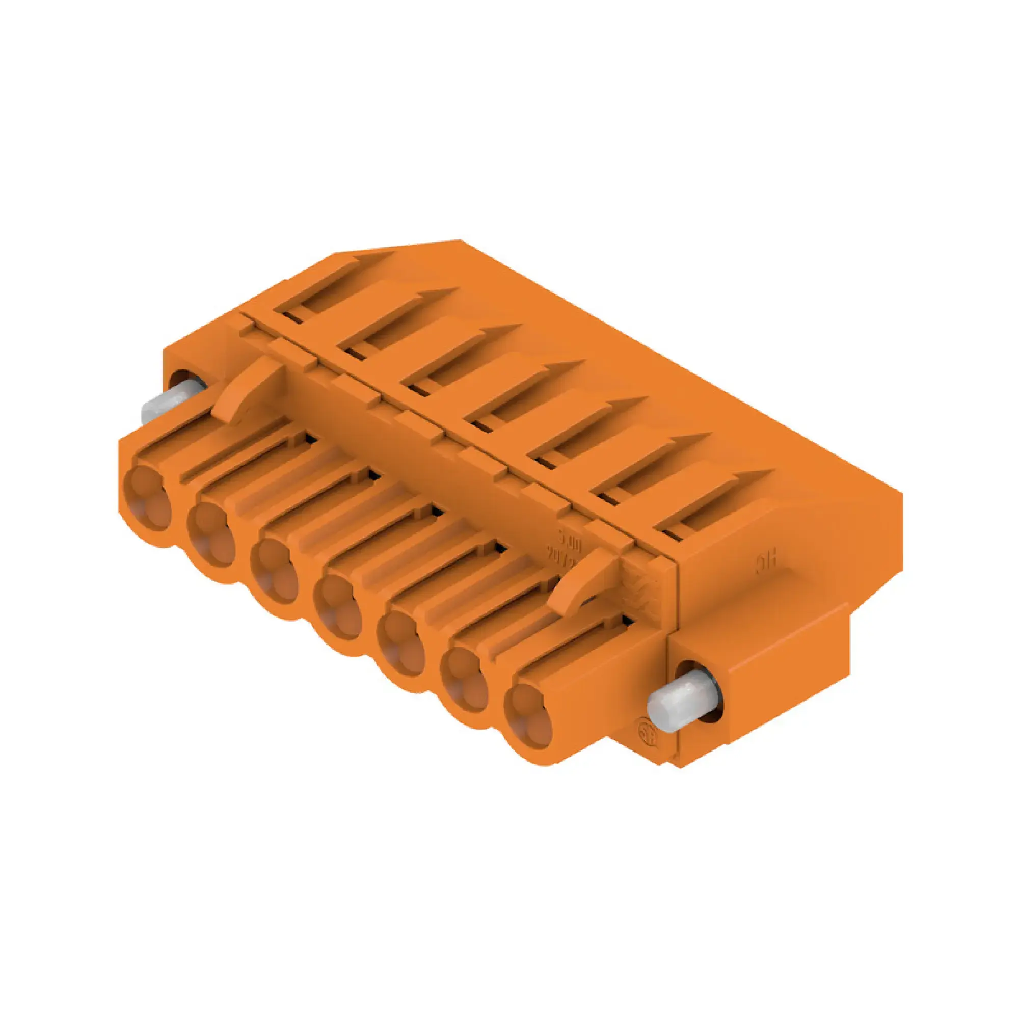 Weidmüller 1960410000 PCB connector (wire connection), 320 V, 23 A, Pitch in mm: 5.00, 4 mm², Number of poles: 7, Clamping yoke connection, Box (img_001) Weidmüller 1960410000 PCB connector (wire connection), 320 V, 23 A, Pitch in mm: 5.00, 4 mm², Number of poles: 7, Clamping yoke connection, Box (img_001)