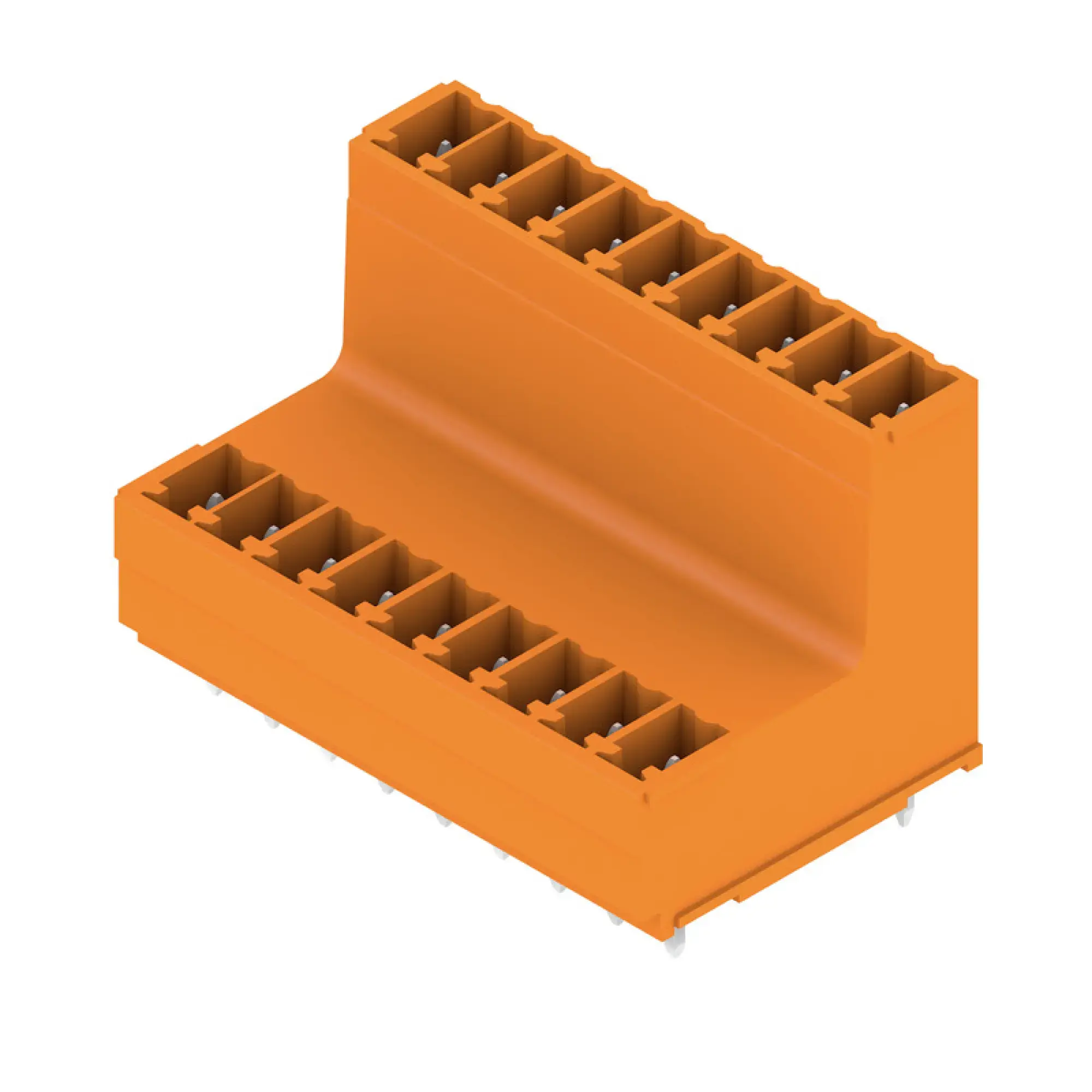 Weidmüller 1034560000 PCB connector (board connection), 160 V, 17.5 A, Pitch in mm: 3.81, Number of poles: 18, THT solder connection, Box (img_001)