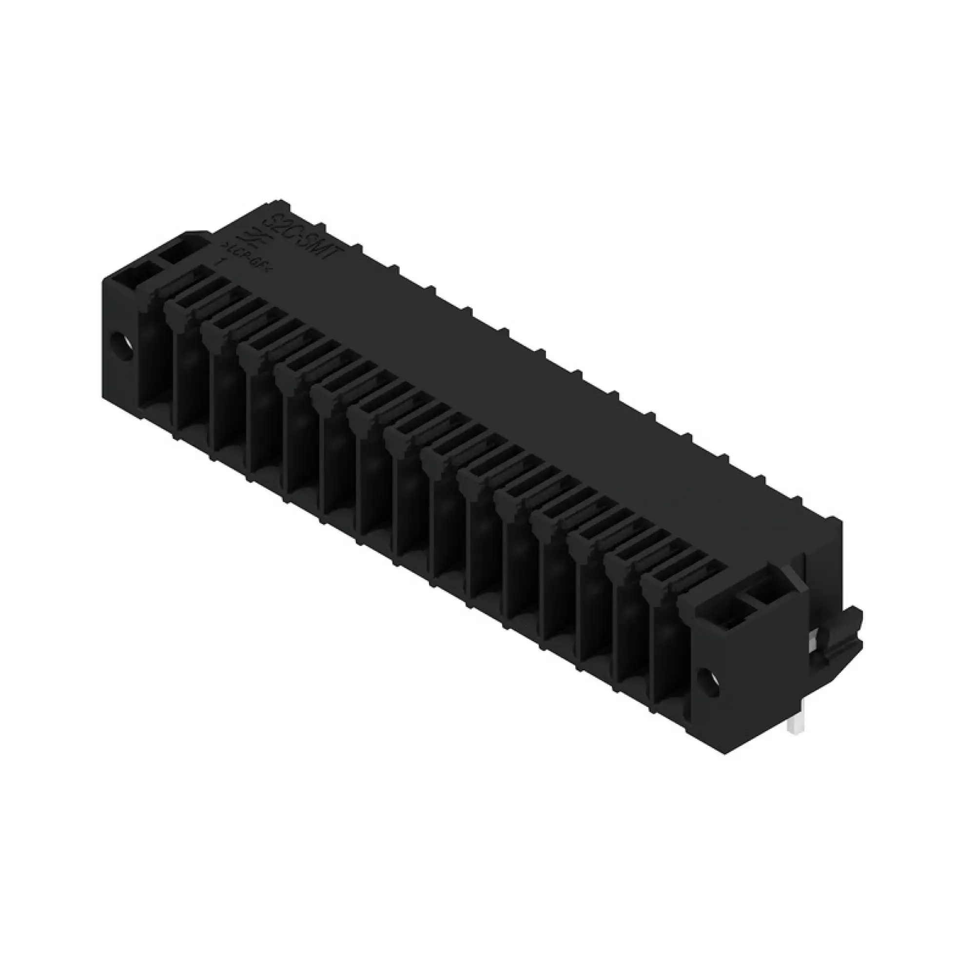 Weidmüller 1289590000 PCB connector (board connection), 160 V, 13.4 A, Pitch in mm: 3.50, Number of poles: 30, THT/THR solder connection, Box (img_001)