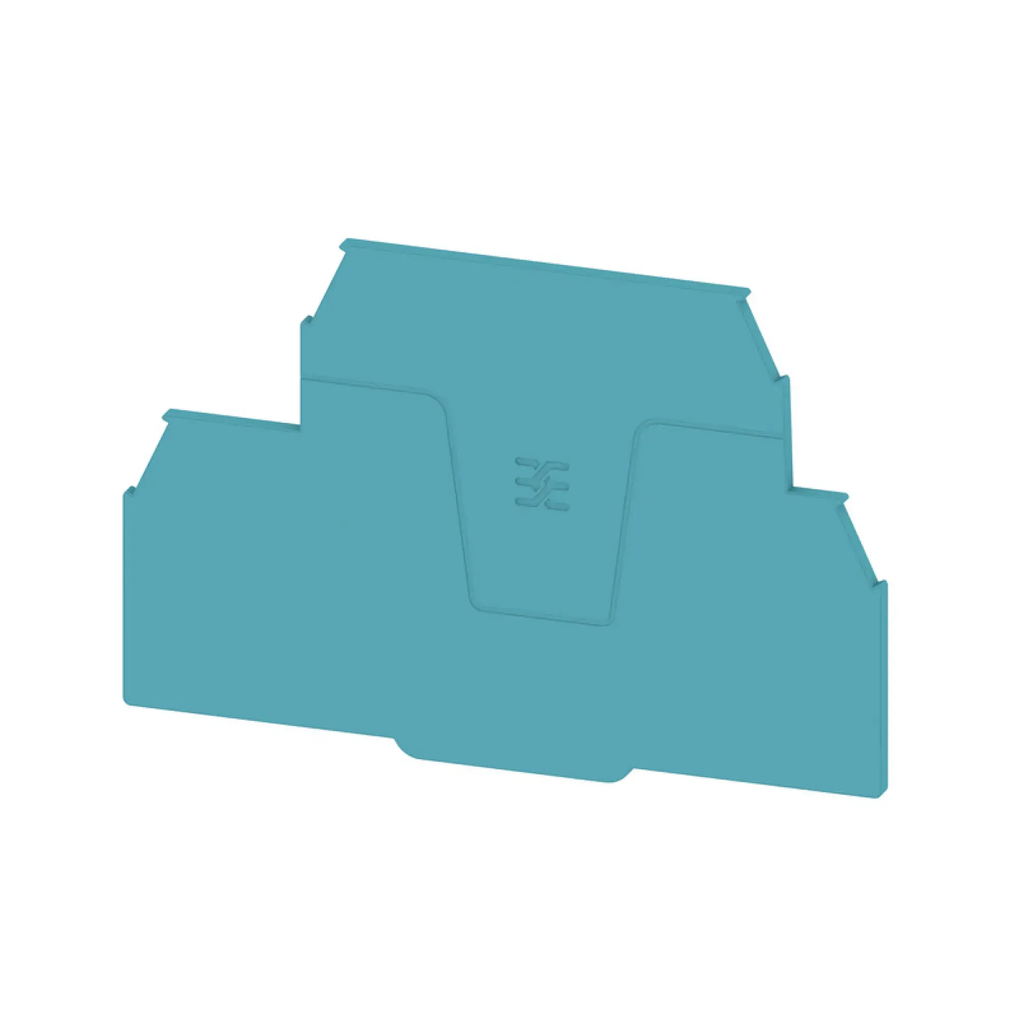 Weidmüller 2894250000 End plate (terminals), blue, Height: 95.5 mm, Width: 2 mm, V-0, Wemid (img_001)