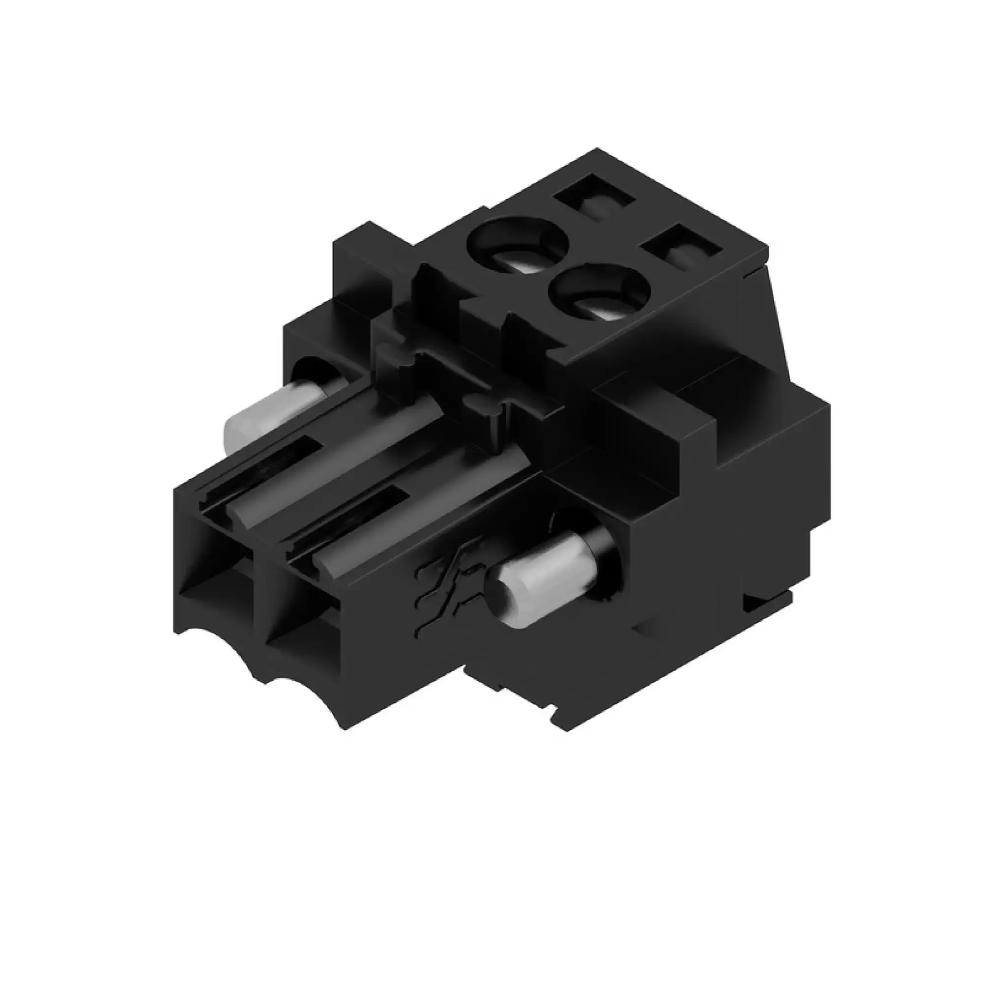 Weidmüller 1615780000 PCB connector (wire connection), 160 V, 17 A, Pitch in mm: 3.50, 1.5 mm², Number of poles: 2, Clamping yoke connection, Box (img_001)