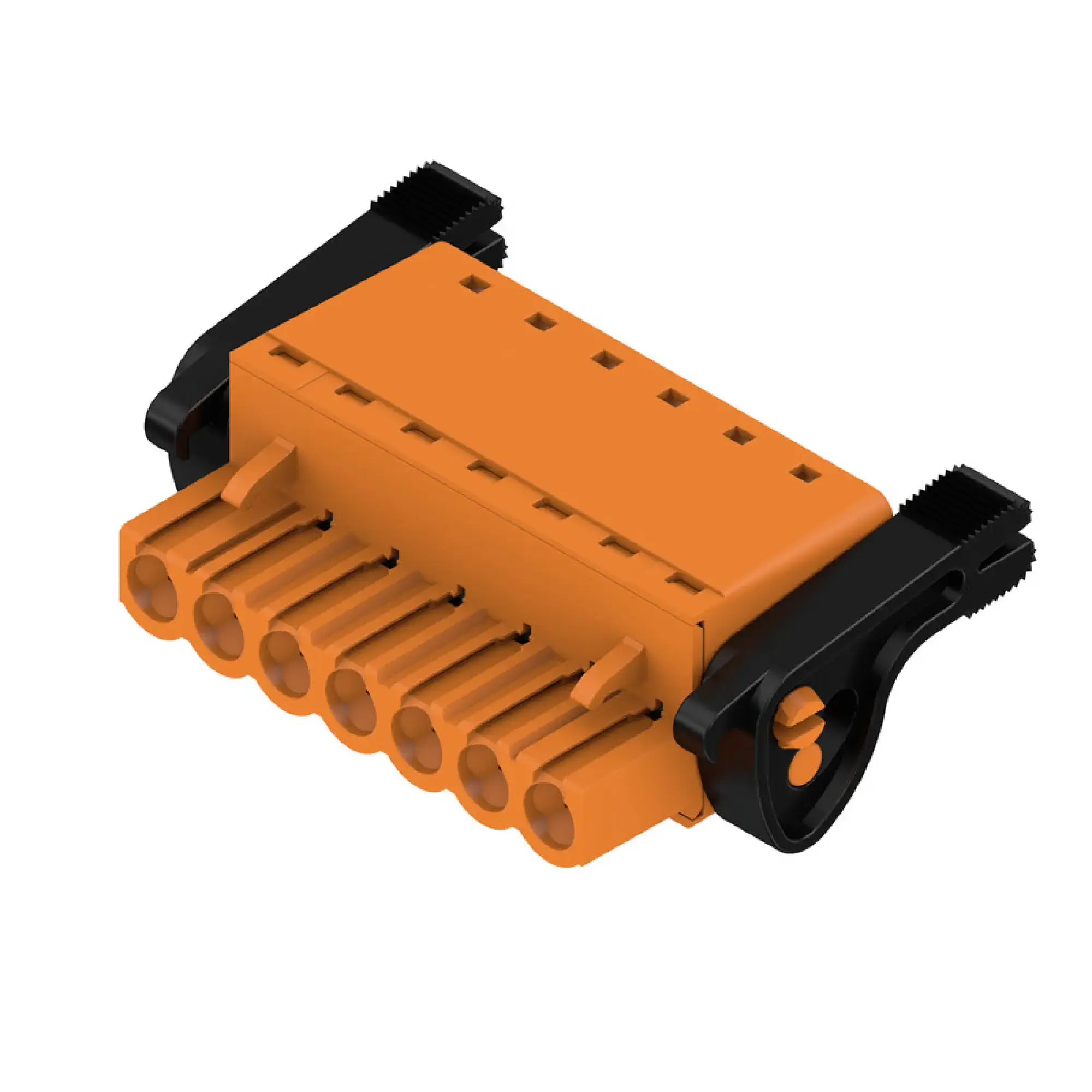 Weidmüller 1016390000 PCB connector (wire connection), 320 V, 23 A, Pitch in mm: 5.00, 3.31 mm², Number of poles: 7, PUSH IN with actuator, Box (img_001)